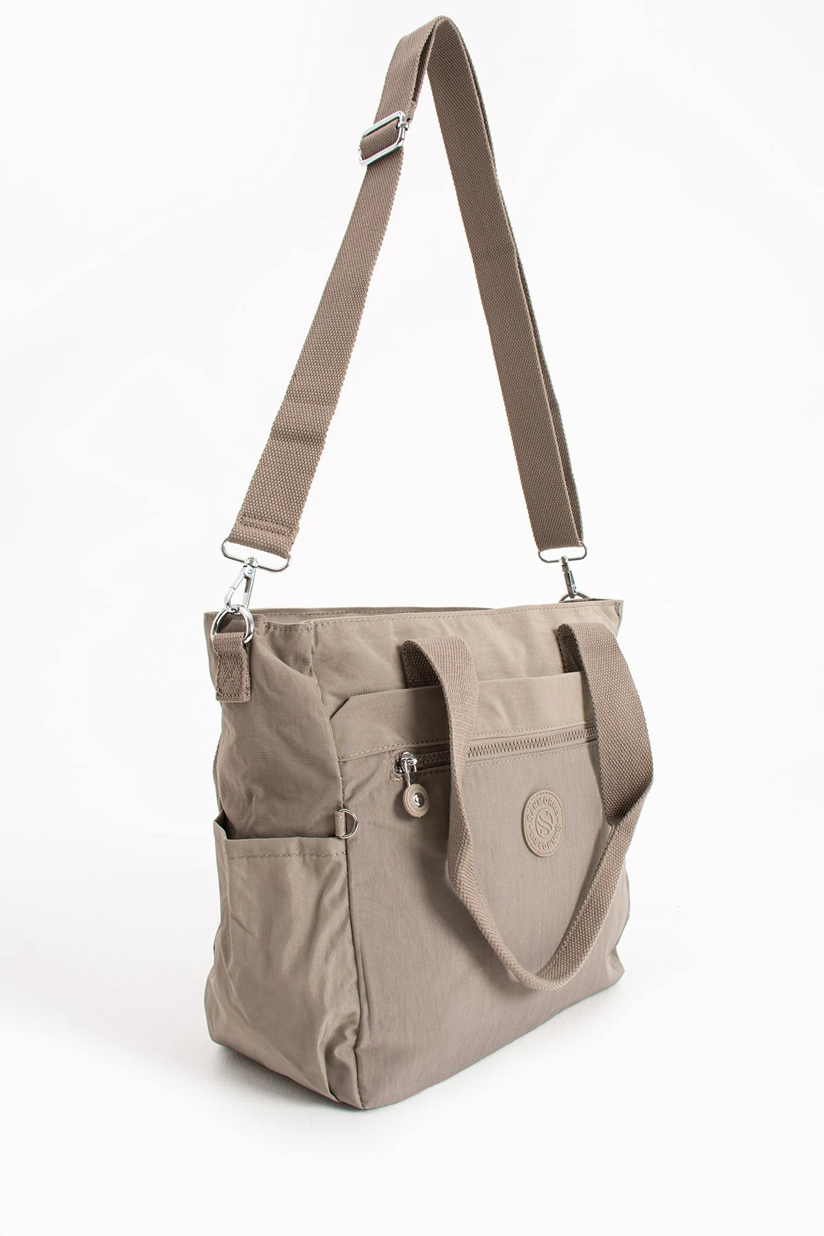 Kadın Büyük Boy Çok Bölmeli Suya Dayanıklı Çapraz Ve Omuz Askılı Çanta