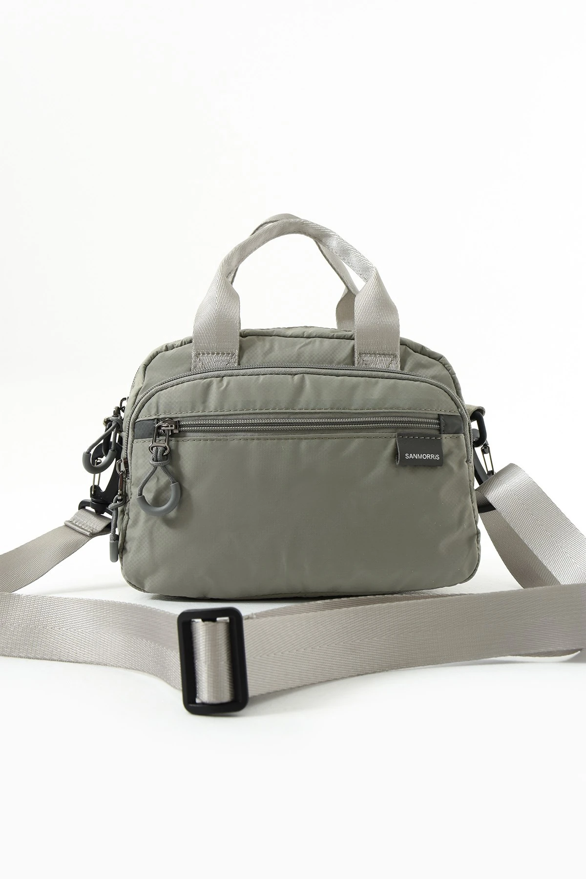 Suya Dayanıklı Ultra Hafif Paraşüt Kumaş 4 Gözlü Kadın El ve Omuz Çantası