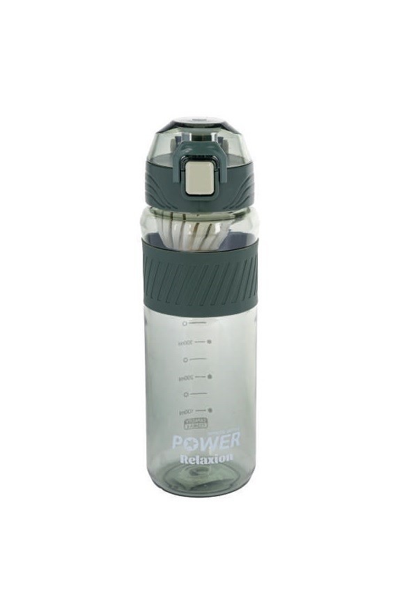 Relaxion Gıda İle Temasa Uygun BPA İçermez 720 Ml Pipetli Kilit Sistemli Detoks Suluk Matara