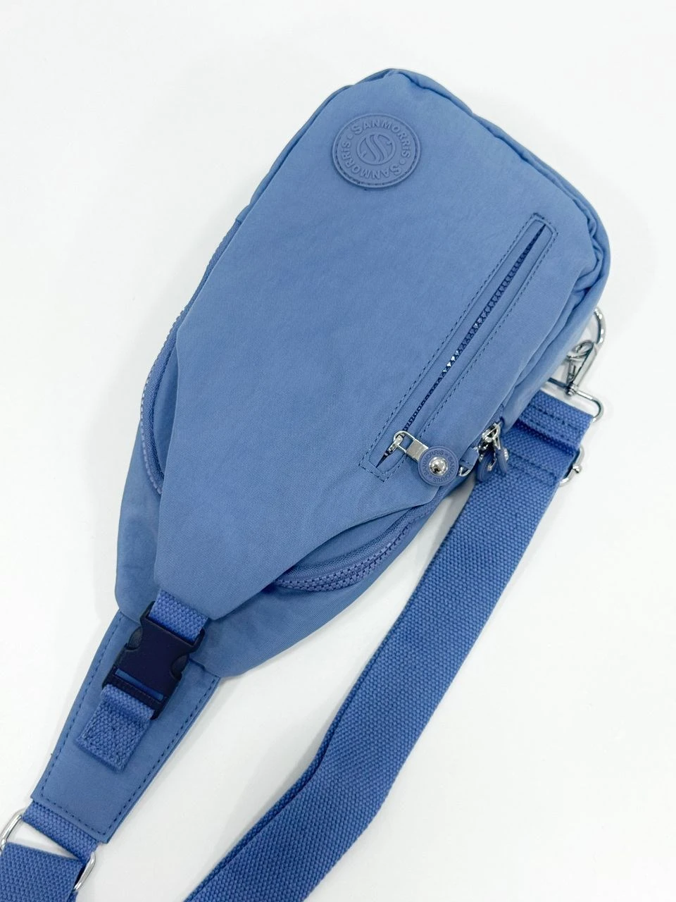 Sanmorris Kadın Krinkıl Kumaş Suya Dayanıklı Çapraz Askılı Çanta