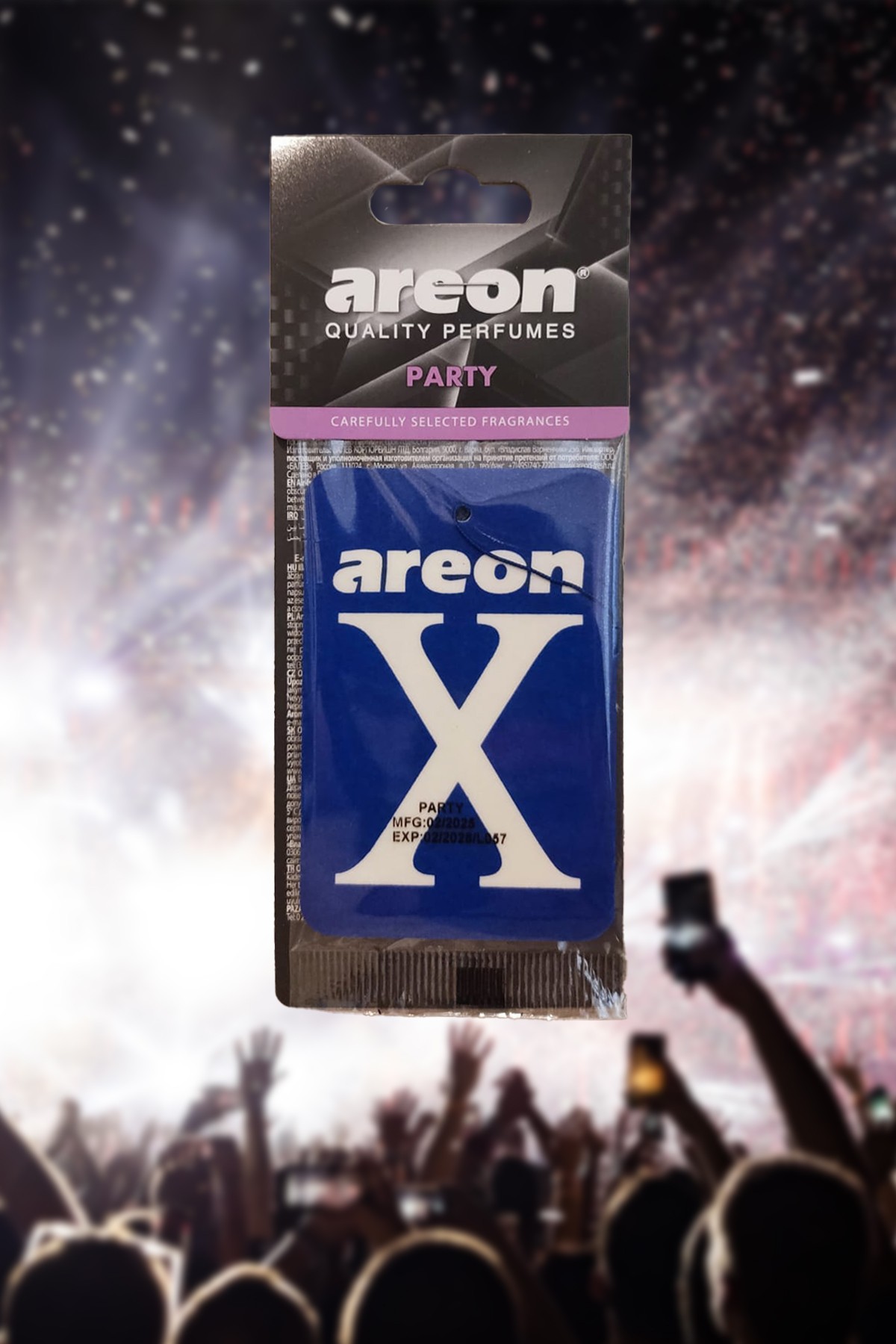 AERON X PARTY (MAVİ) ARAÇ KOKUSU 1 ADET