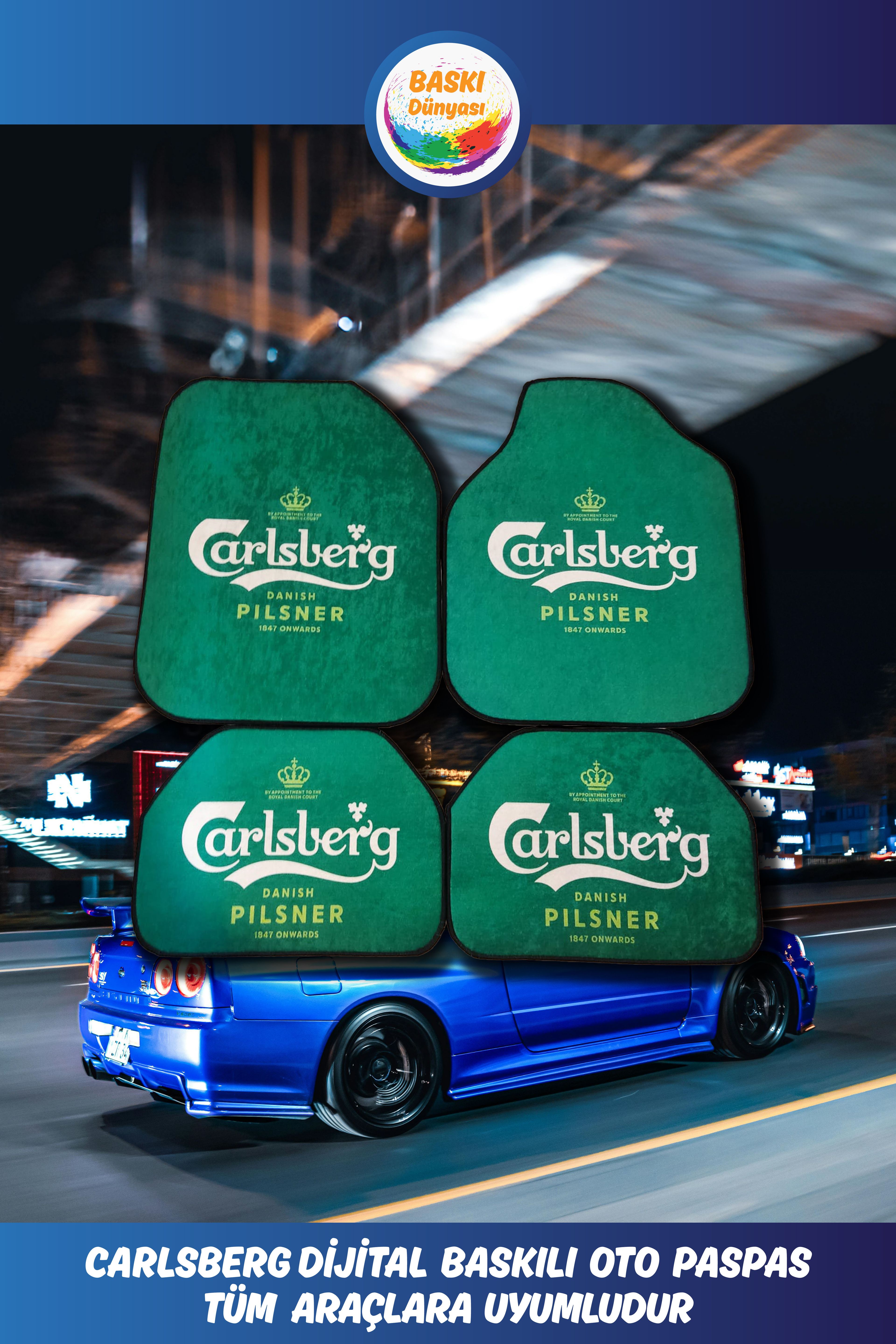 CARLSBERG OTO PASPAS DİJİTAL BASKILI