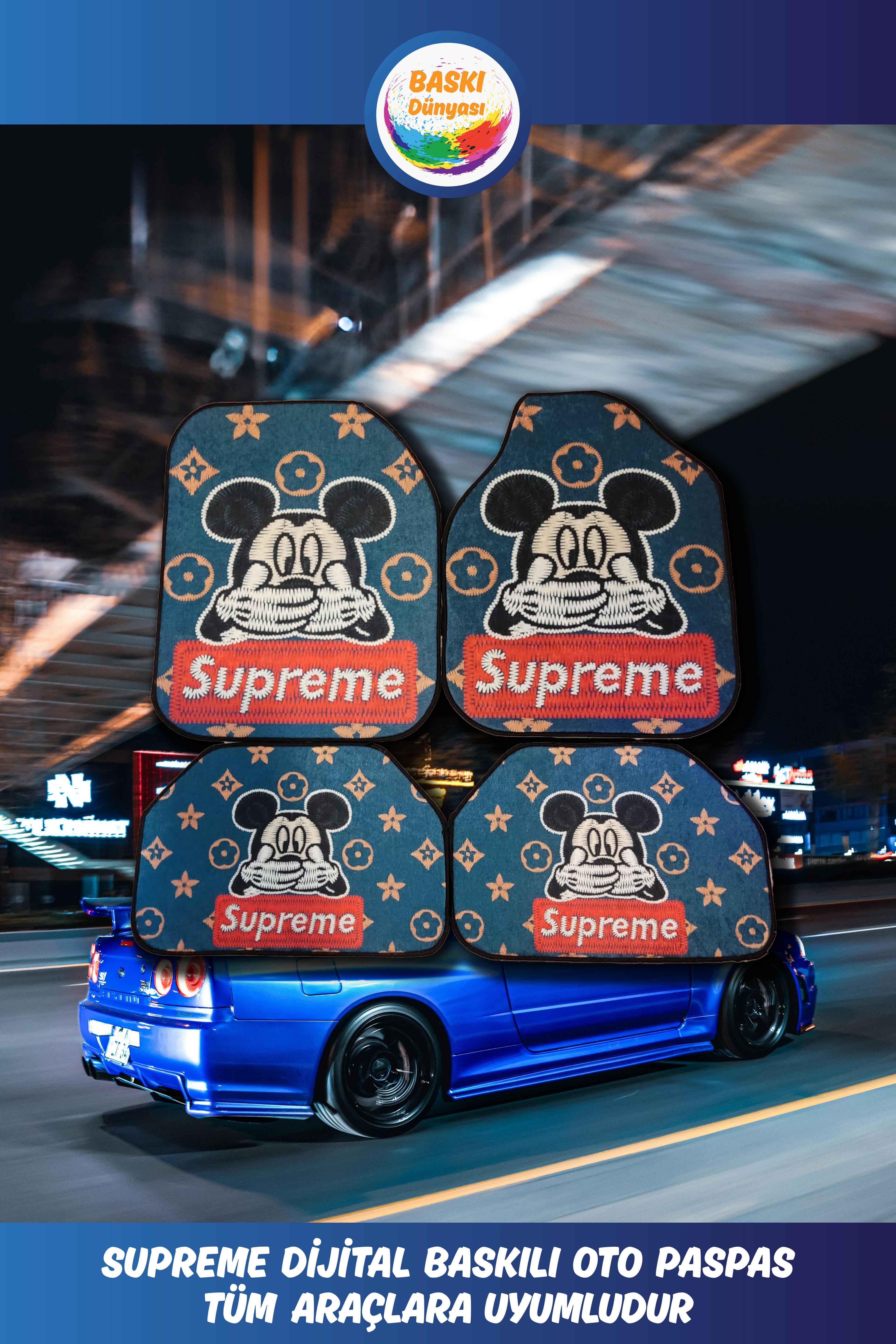 SUPREME OTO PASPAS DİJİTAL BASKILI