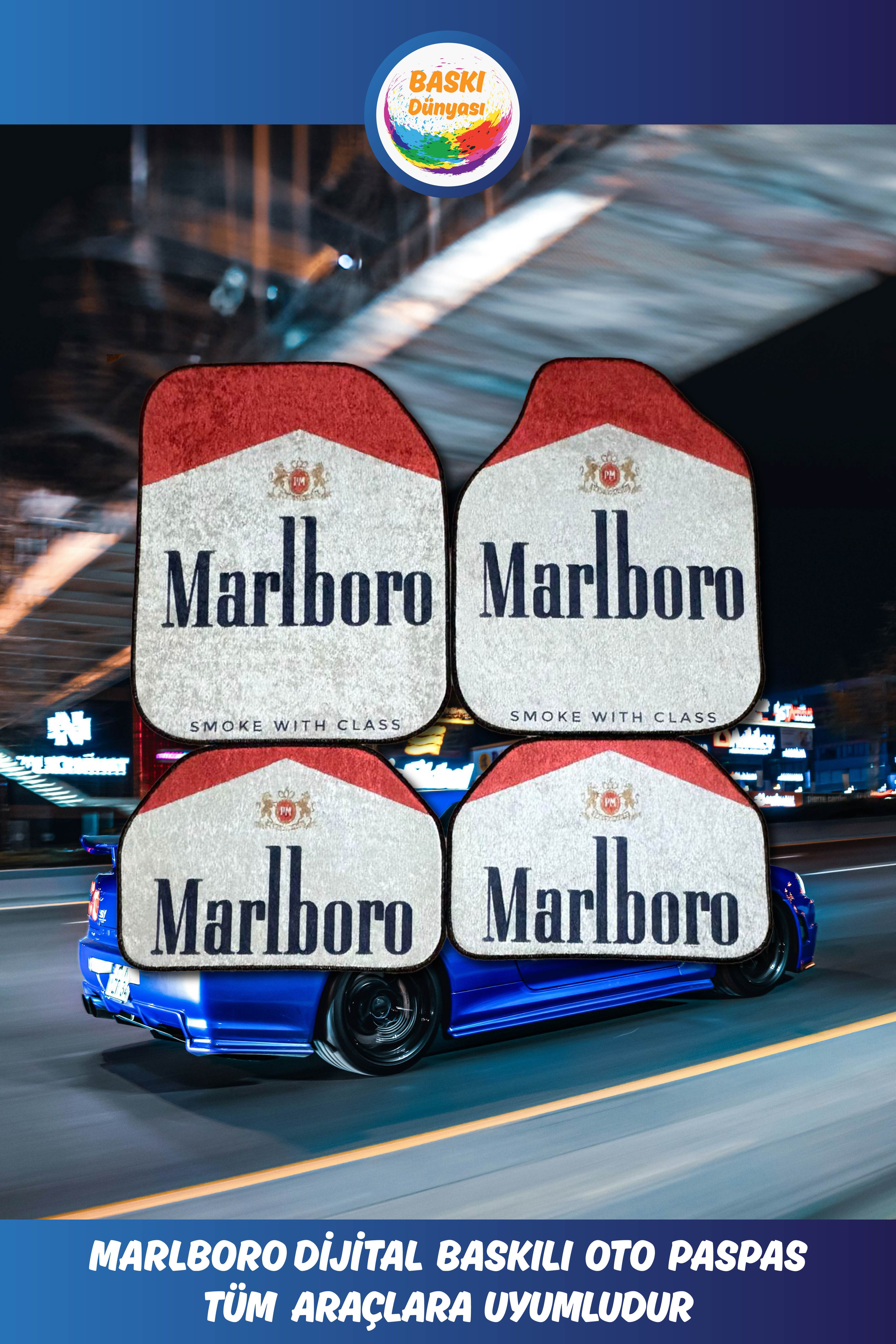 MARLBORO OTO PASPAS DİJİTAL BASKILI