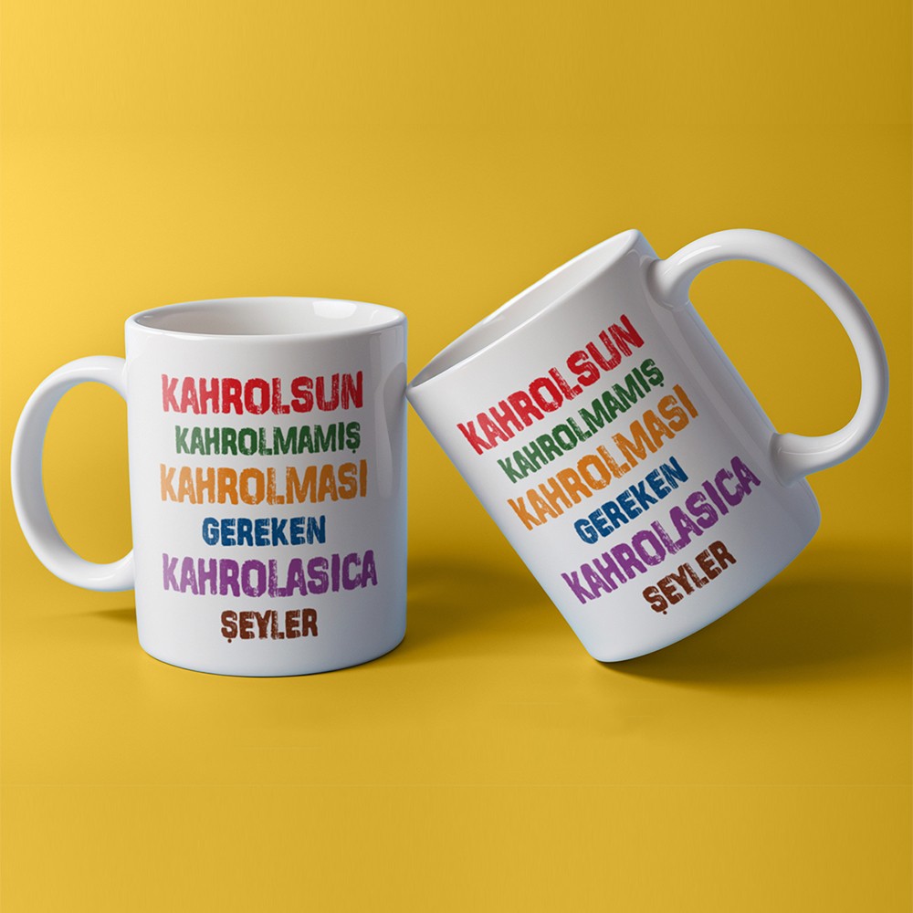 KAHROLSUN SÖZLERİ KUPA BARDAK