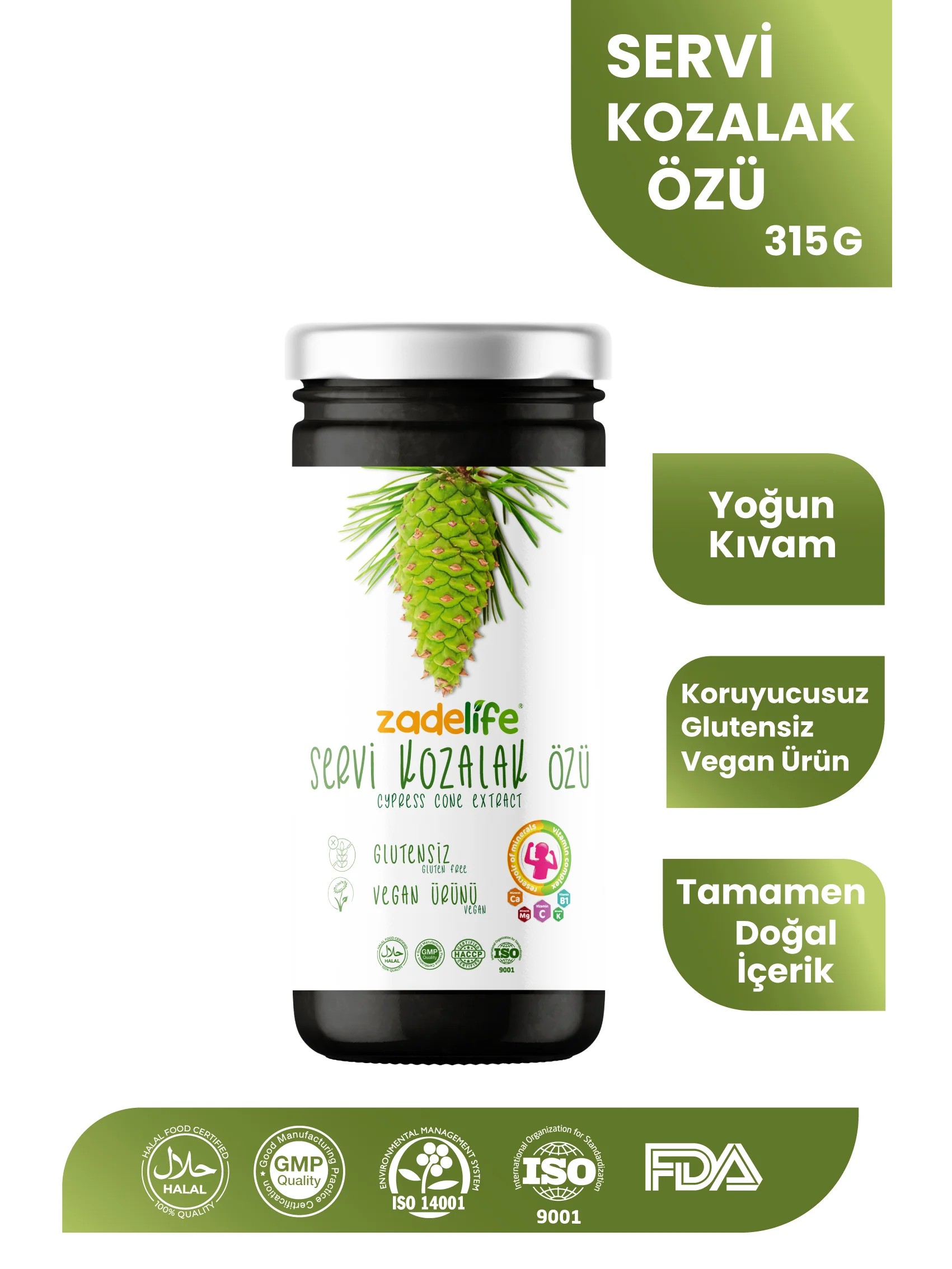 Servi Kozalak Özü 315 Gram