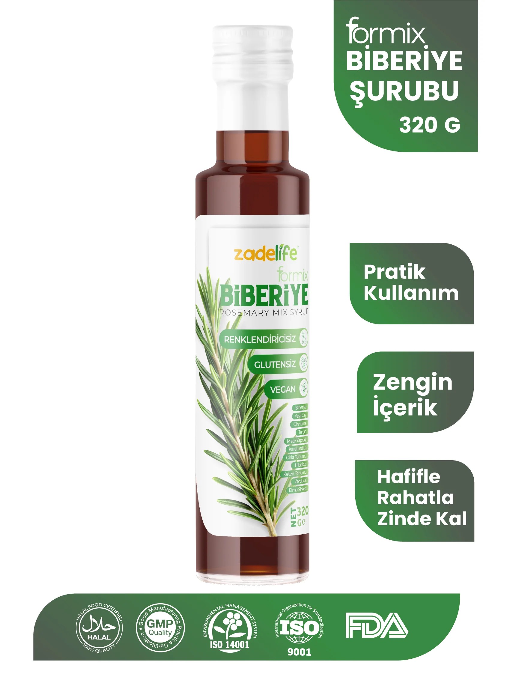 Formix Detox Biberiye Mix Şurup 320 G