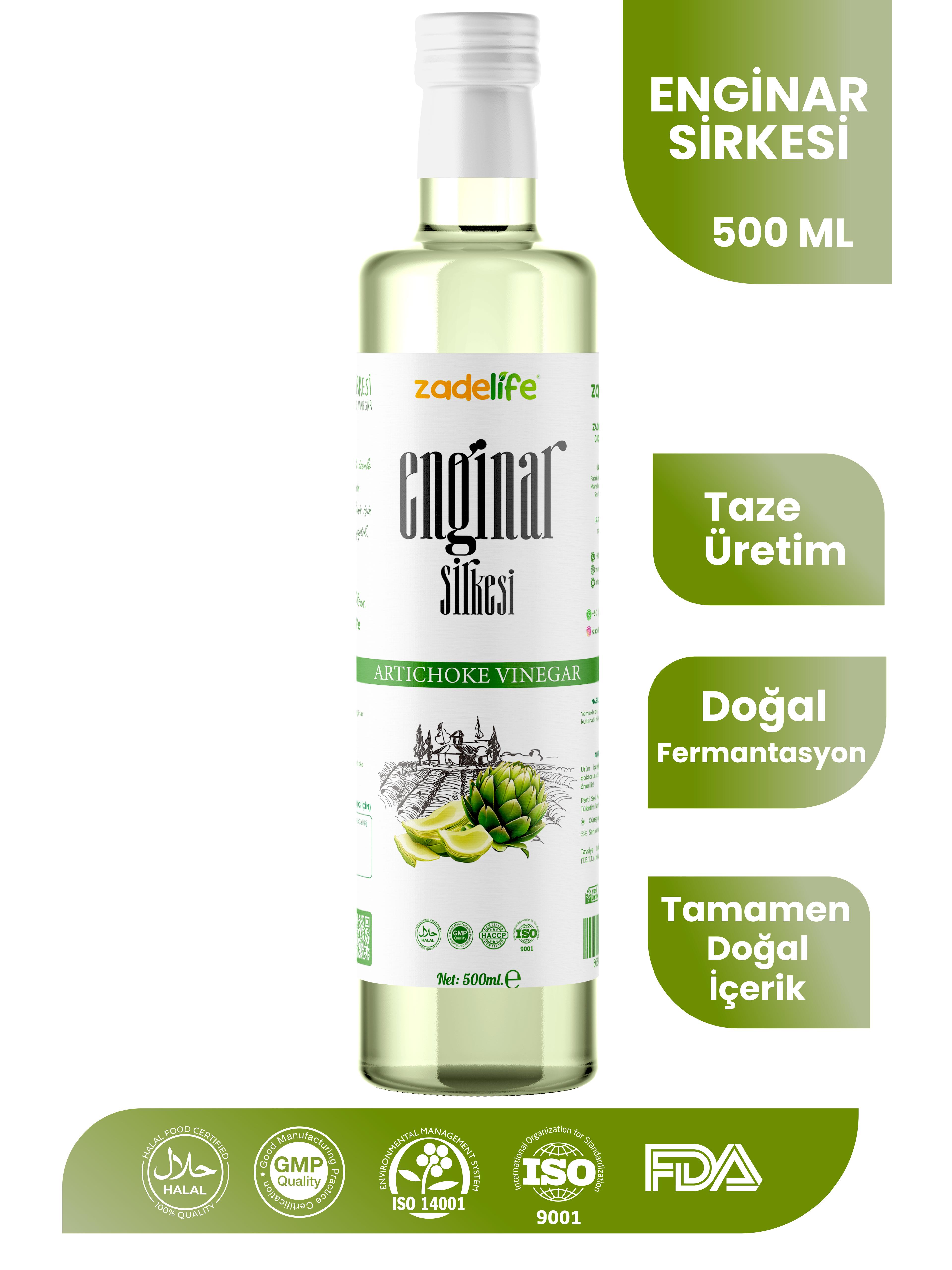 Enginar Sirkesi 500 Ml
