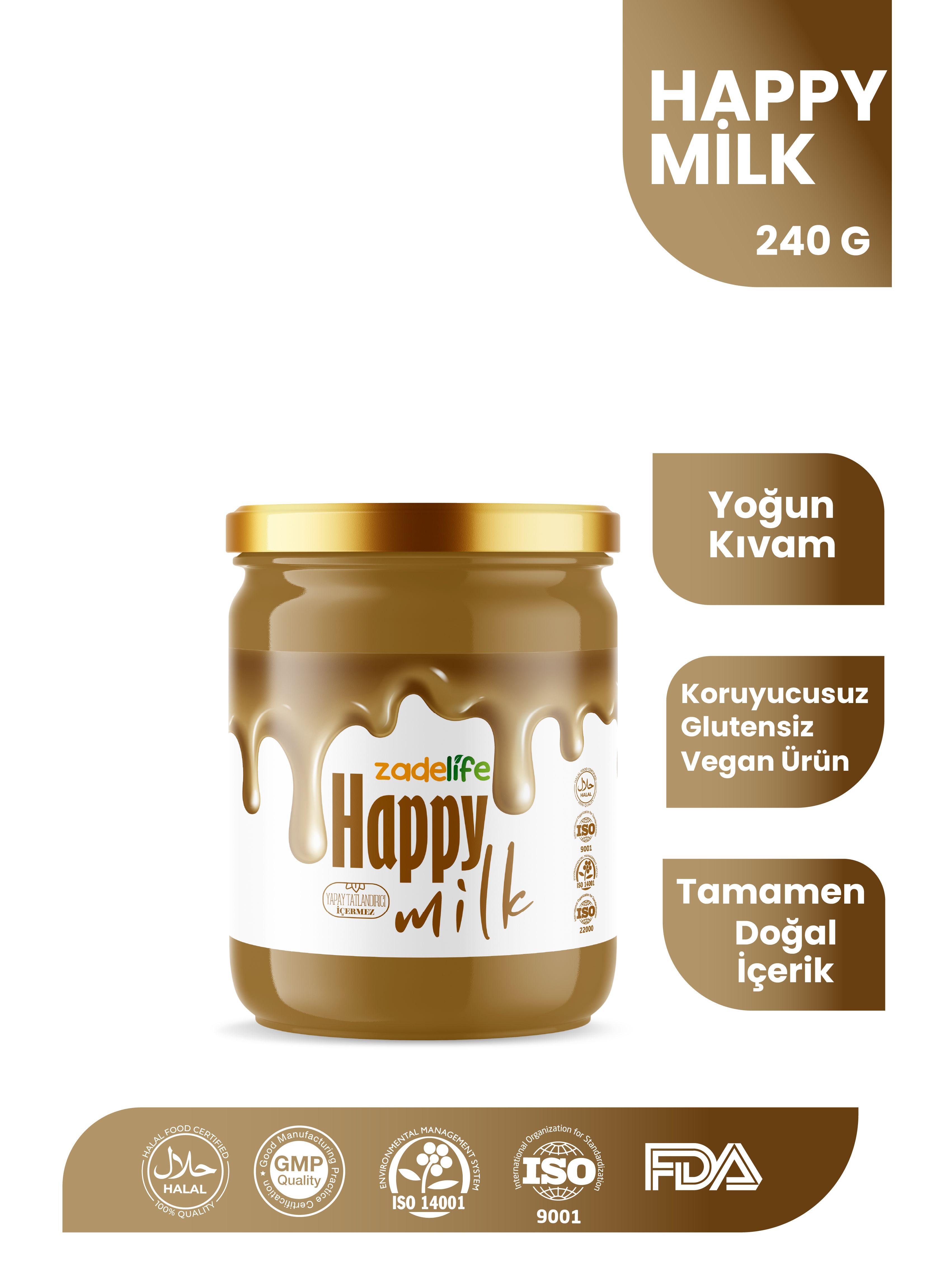 Happy Milk Süt Reçeli Macunu 240 Gr