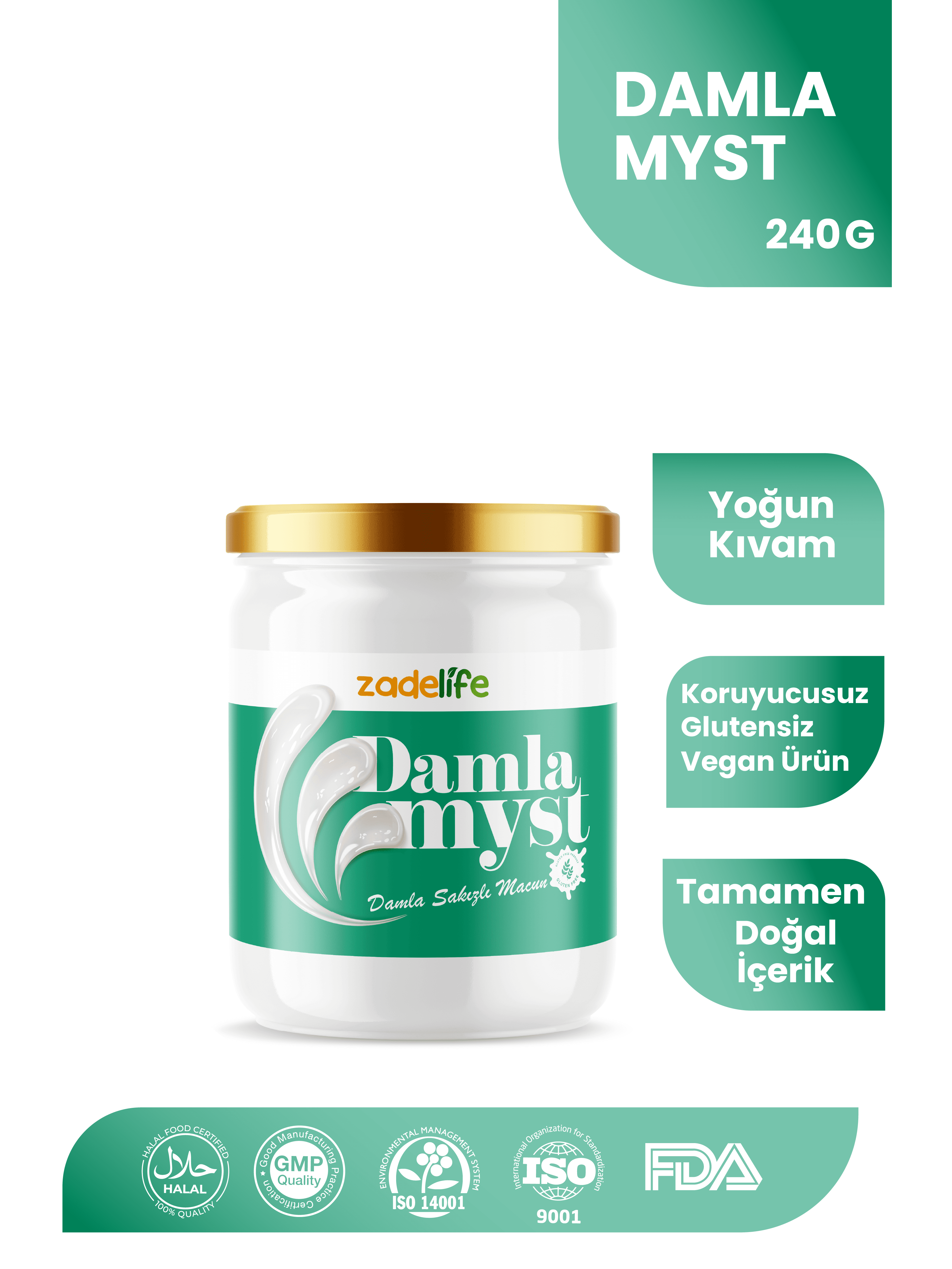 Damlamyst Damla Sakızı Macunu 240 Gr