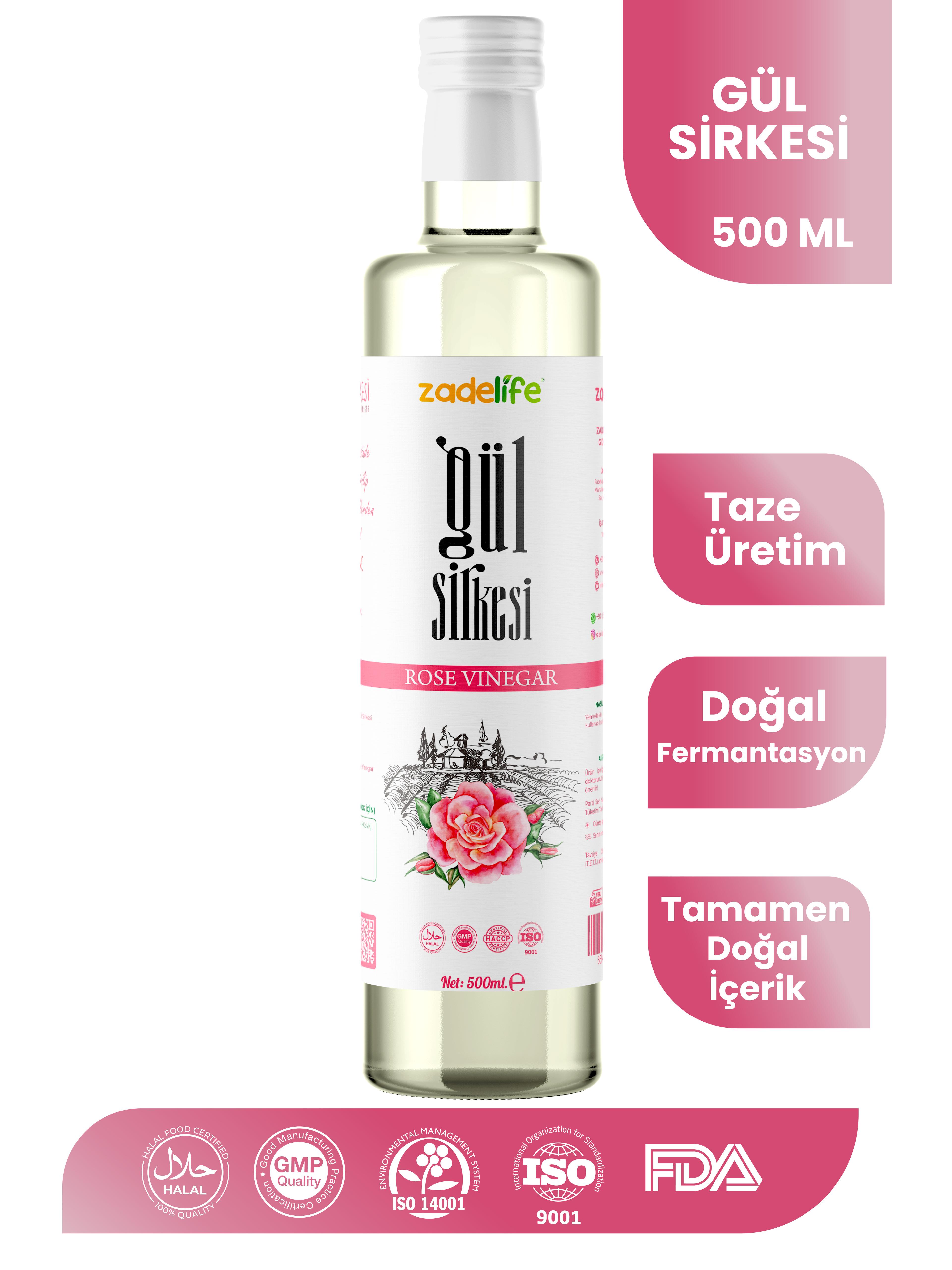 Gül Sirkesi 500 Ml
