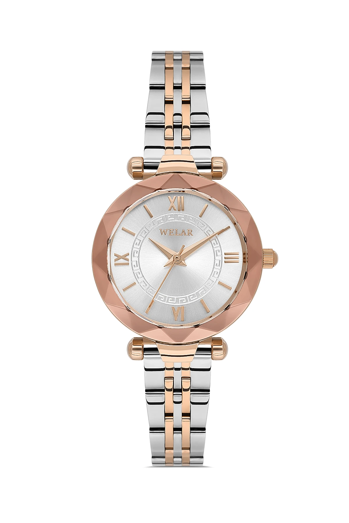 Wel 2508-7 Kadın Kol Saati –Çelik Kordon, Gold Rose Renk, 3 ATM Suya Dayanıklı