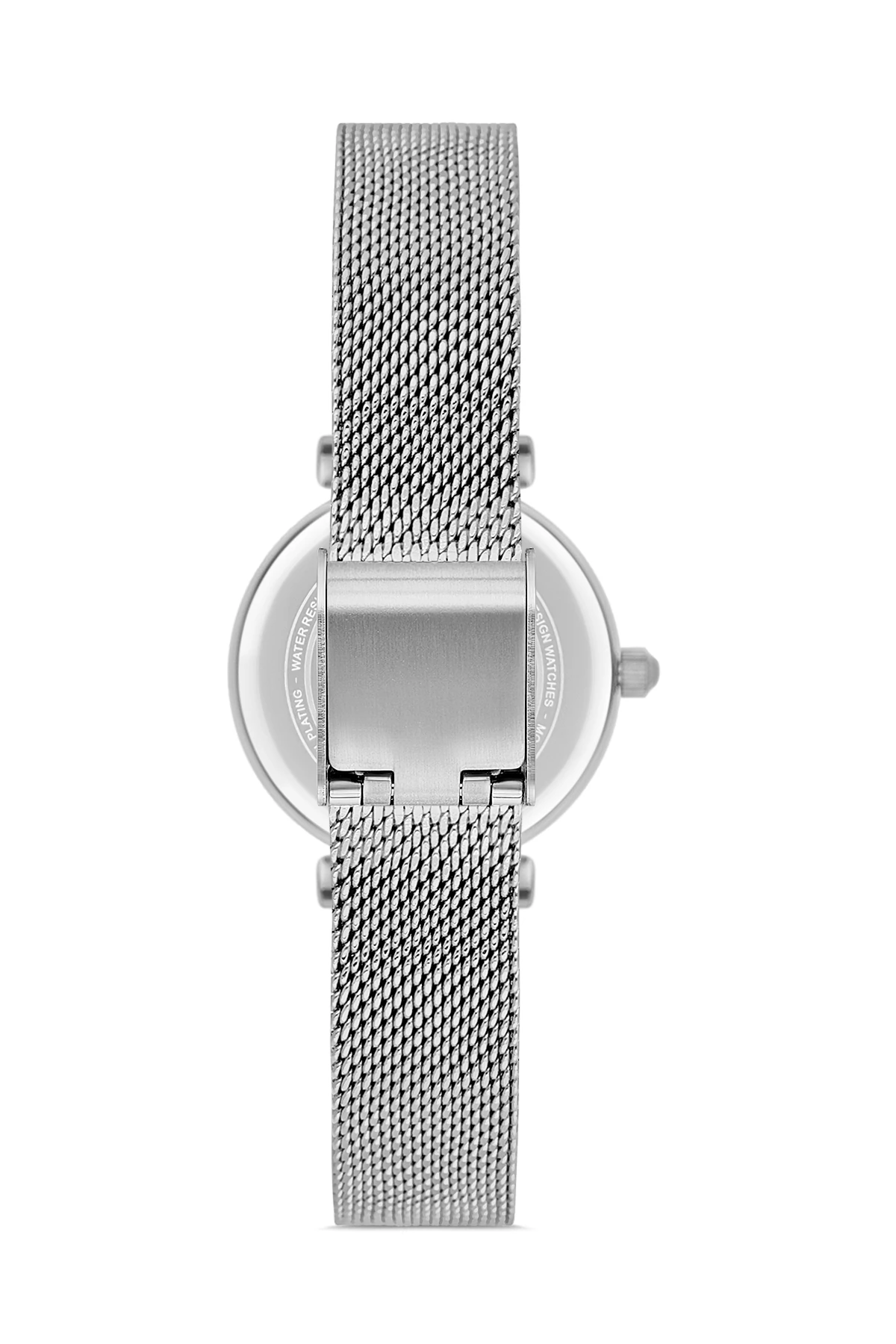 Wel 2502-1 Kadın Kol Saati – Hasır Kordon, Silver Renk, 3 ATM Suya Dayanıklı