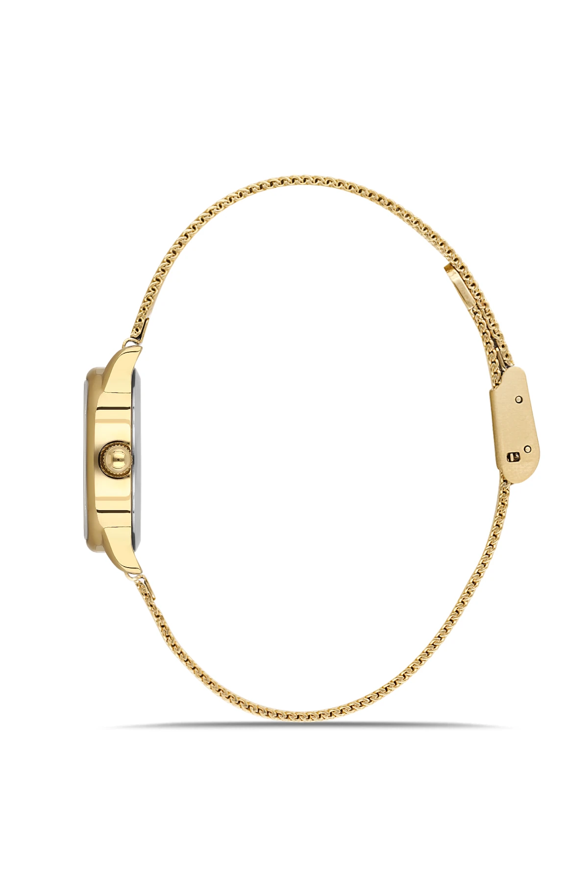 Wel 2506-1 Kadın Kol Saati –Hasır Kordon, Gold Renk, 3 ATM Suya Dayanıklı