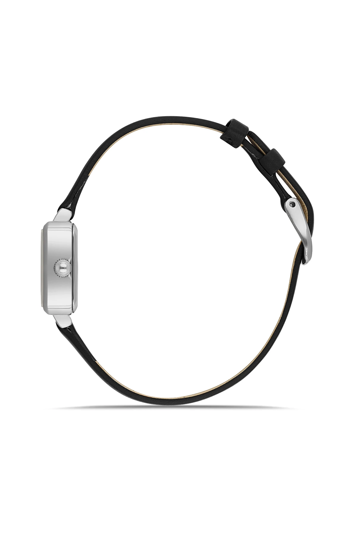 Wel 2504-2 Kadın Kol Saati –Deri Kordon, Silver Renk, 3 ATM Suya Dayanıklı