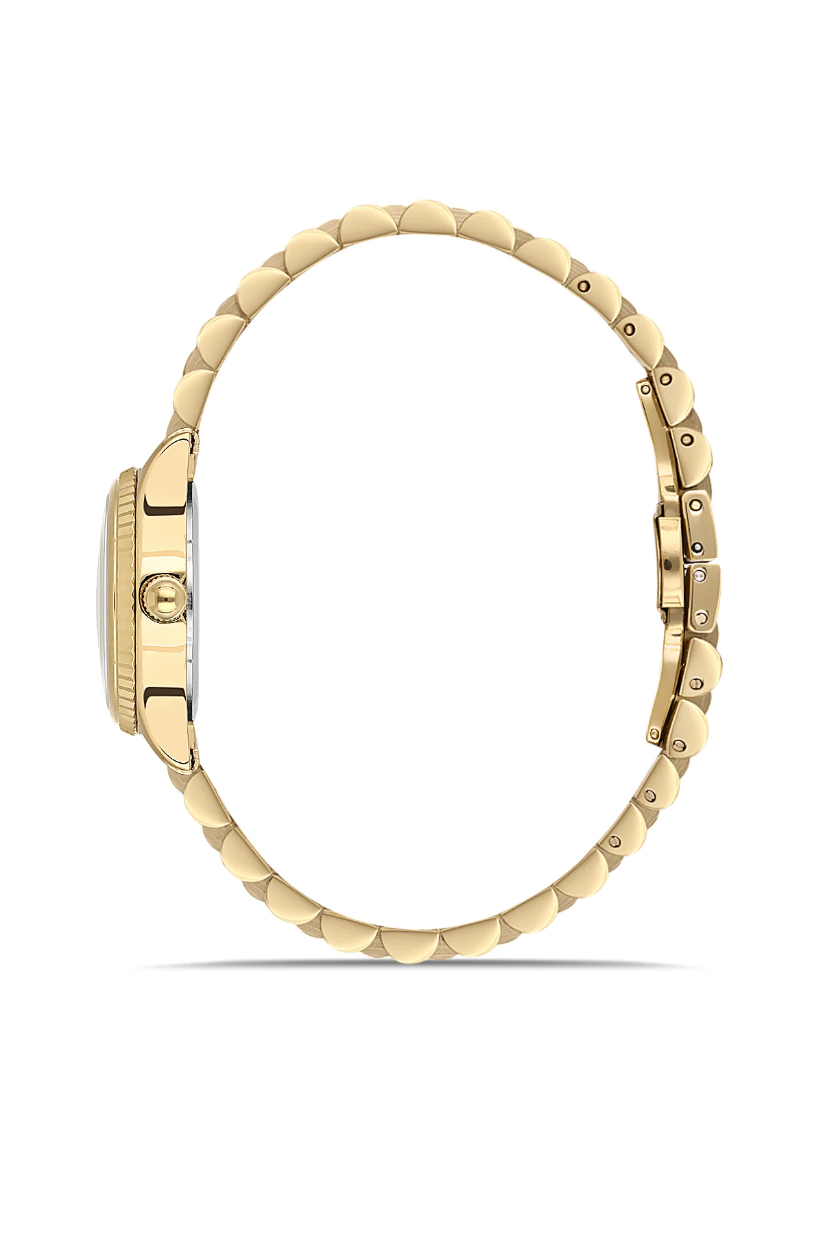 Wel 2511-6 Kadın Kol Saati – Çelik Kasa & Kordon, Takvimli, Gold Renk, 3 ATM Suya Dayanıklı