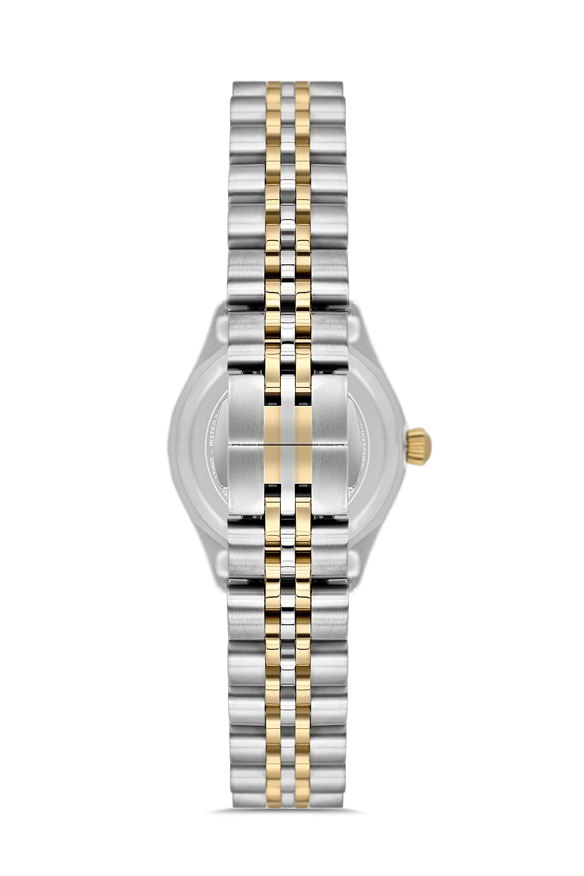 Wel 2511-3 Kadın Kol Saati – Çelik Kasa & Kordon, Takvimli, Gümüş Gold Renk, Su Geçirmez