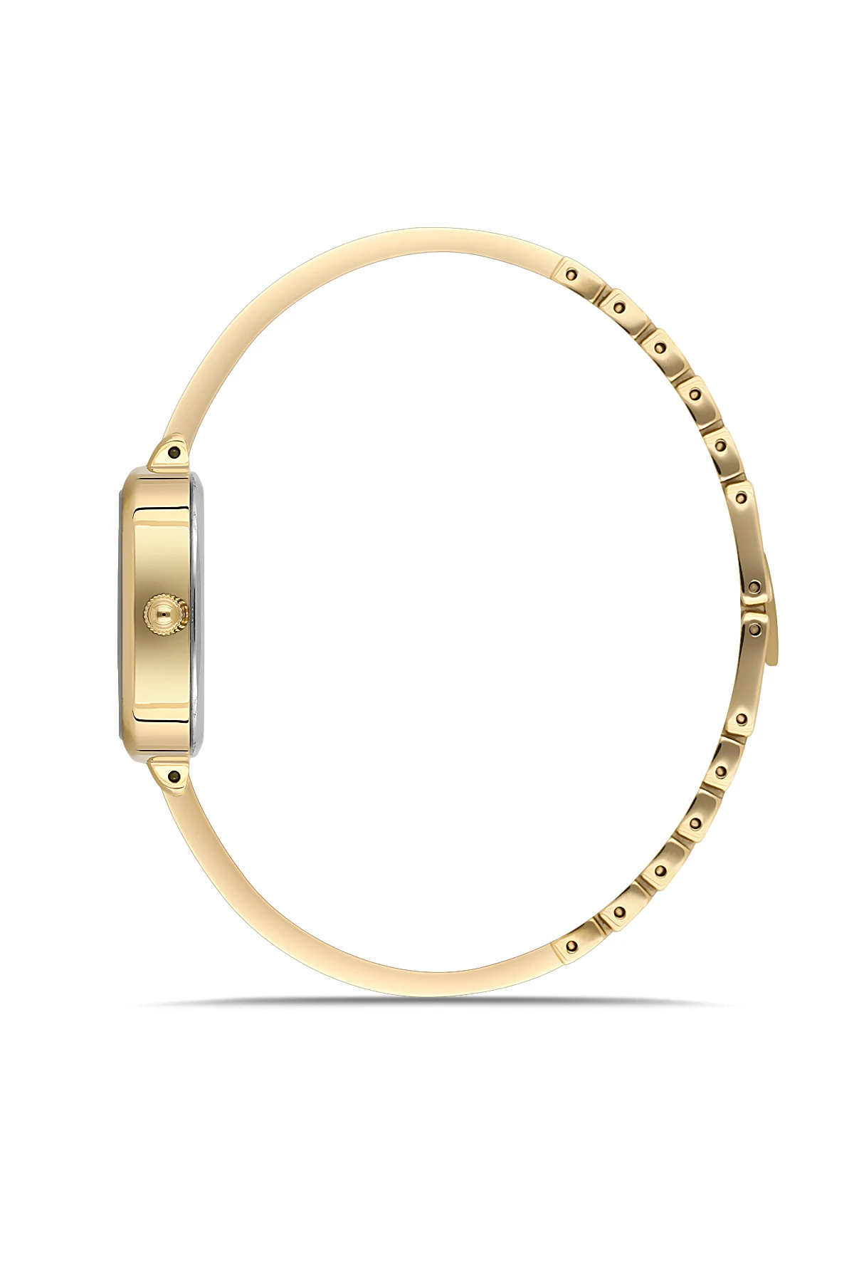 Wel 2501-7 Kadın Kol Saati –Yarım Kelepçe Model, Gold Renk, 3 ATM Suya Dayanıklı