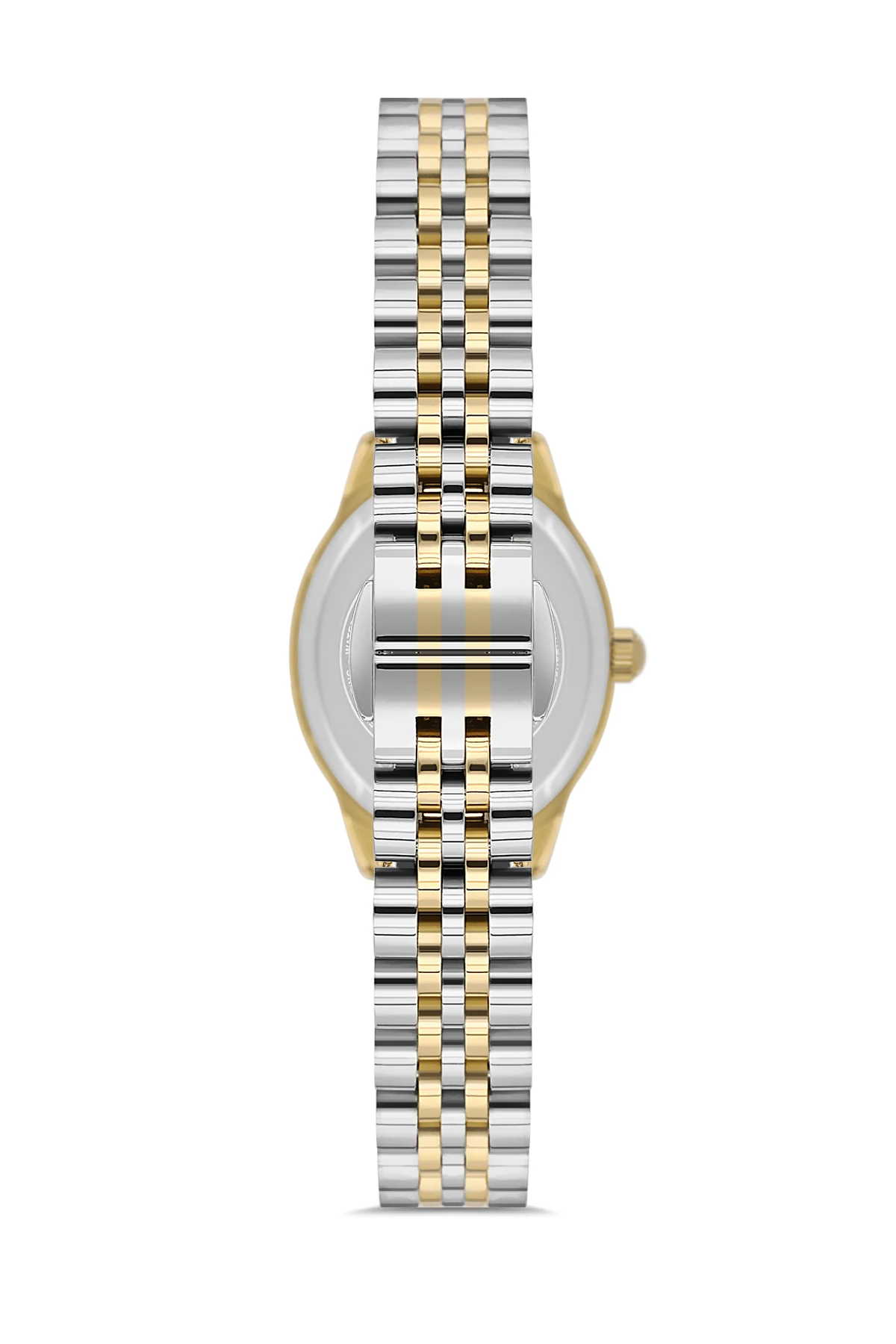 Wel 2507-3 Kadın Kol Saati –Çelik Kordon, Gold Silver Renk, 3 ATM Suya Dayanıklı