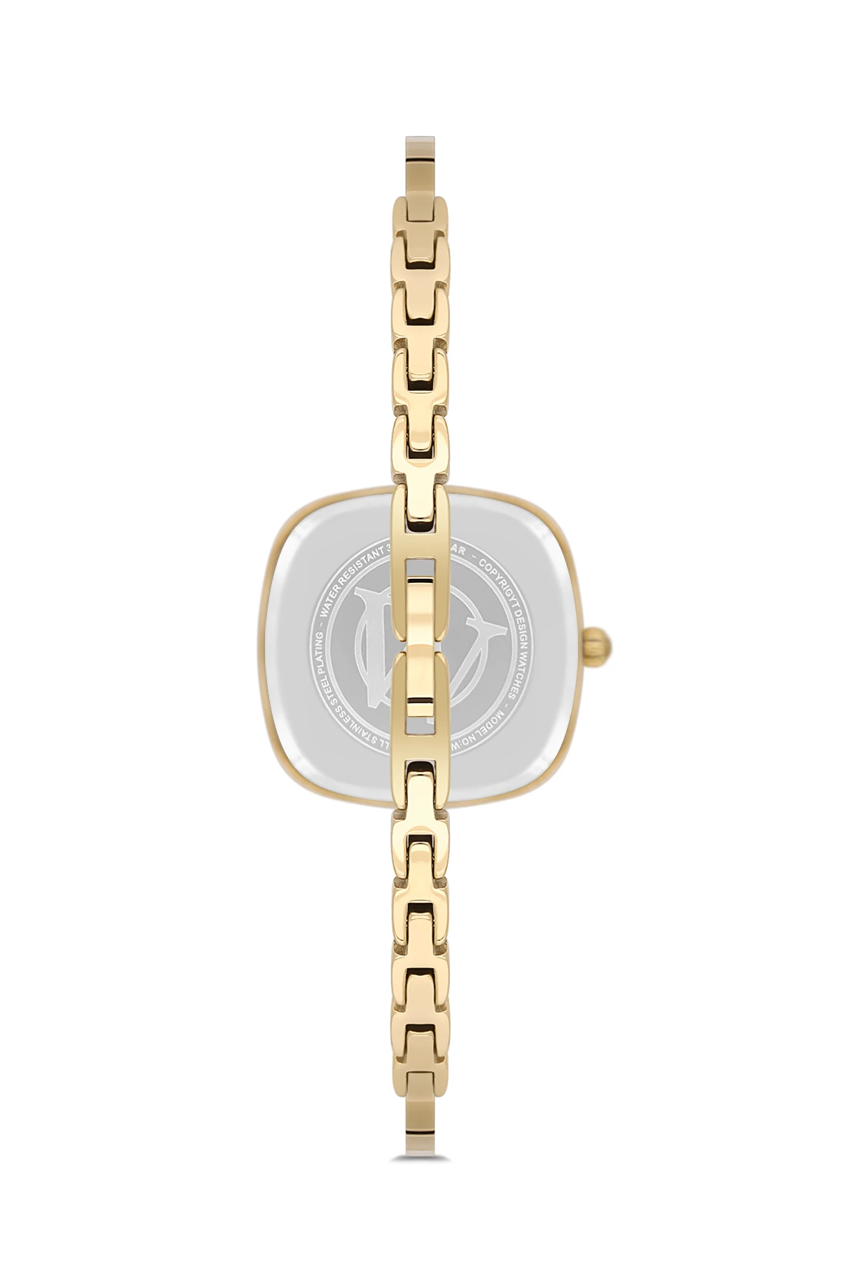 Wel 2501-3 Kadın Kol Saati –Yarım Kelepçe Model, Gold Renk, 3 ATM Suya Dayanıklı