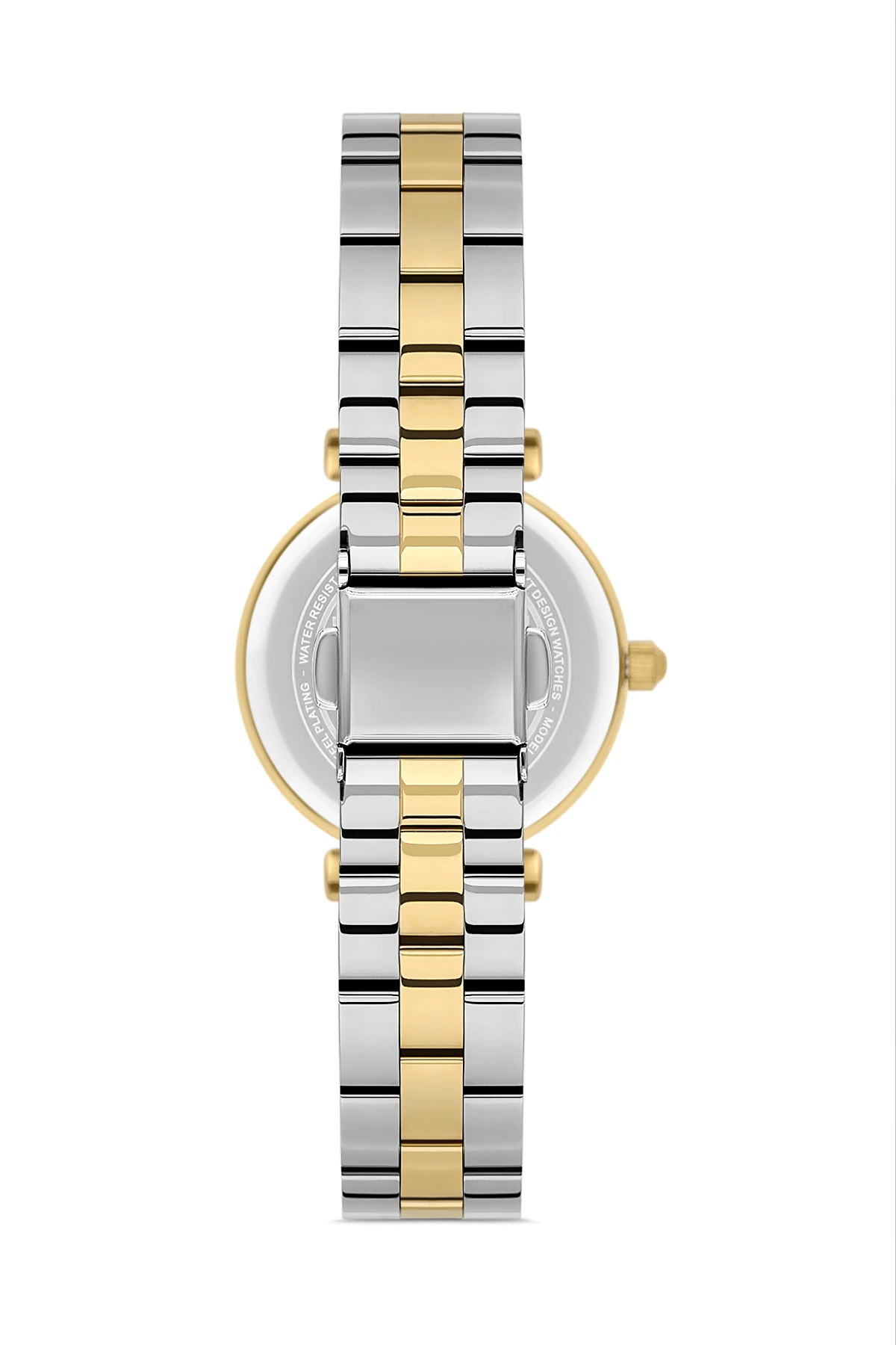 Wel 2503-3 Kadın Kol Saati –Çelik Kordon, Gold Silver Renk, 3 ATM Suya Dayanıklı