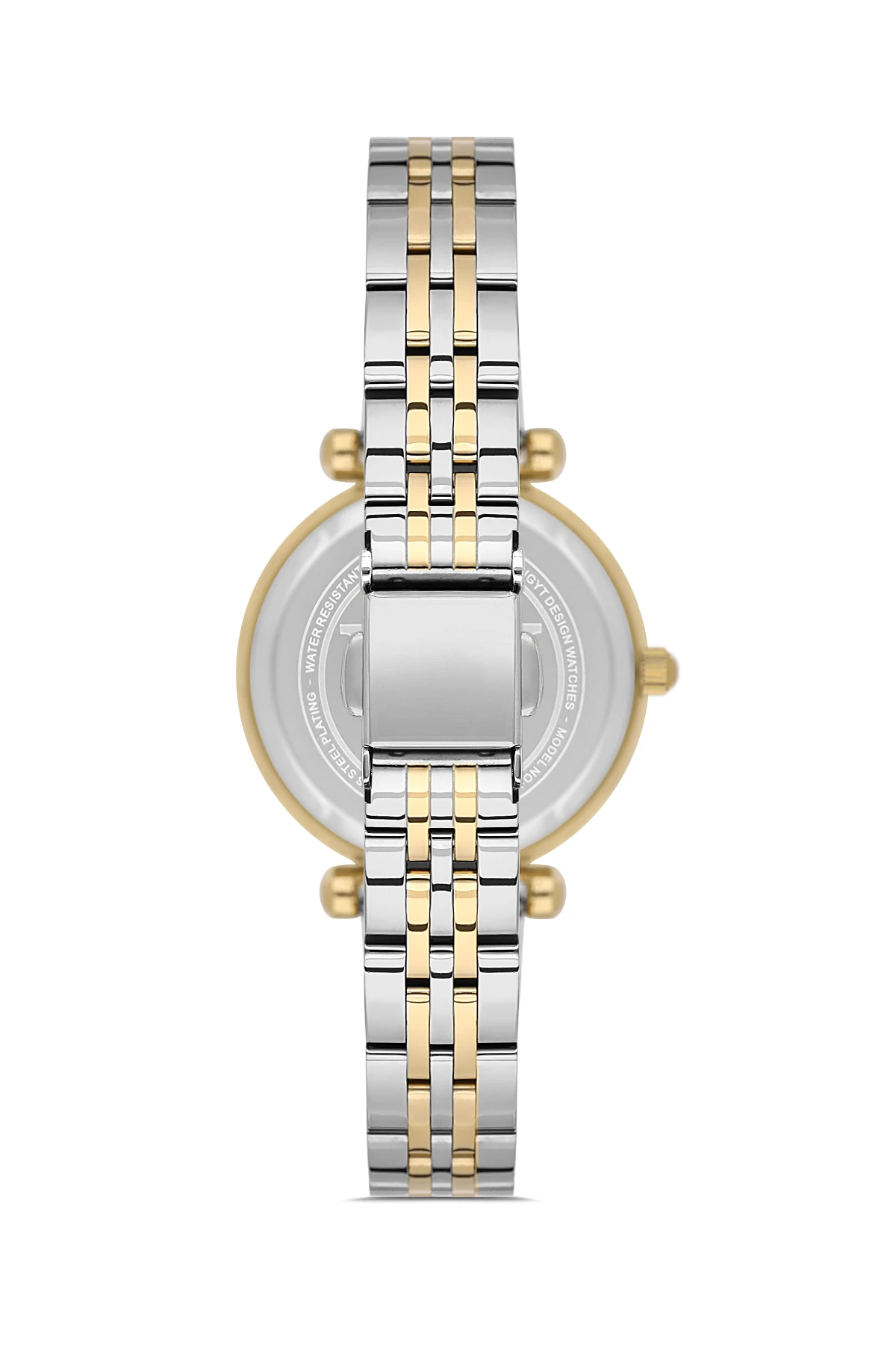 Wel 2508-2 Kadın Kol Saati –Çelik Kordon, Silver Gold Renk, 3 ATM Suya Dayanıklı