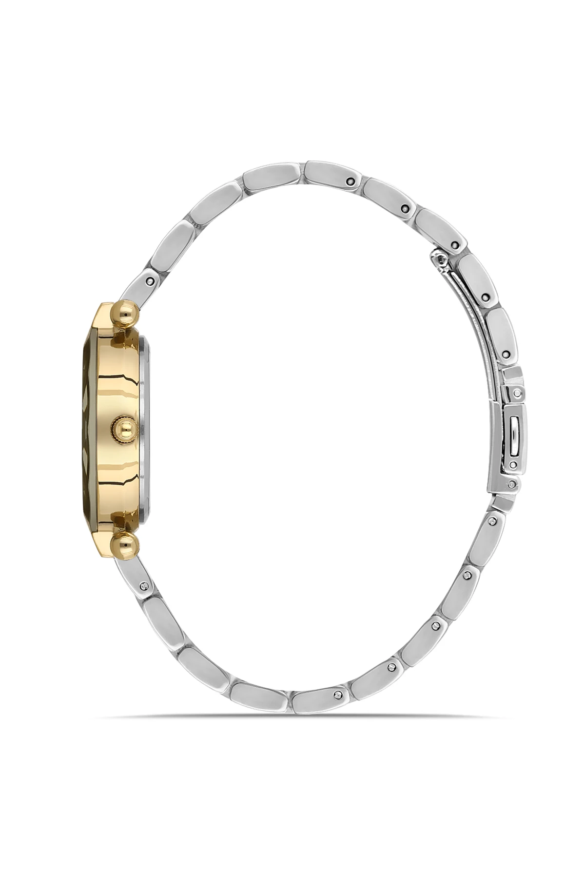 Wel 2508-2 Kadın Kol Saati –Çelik Kordon, Silver Gold Renk, 3 ATM Suya Dayanıklı