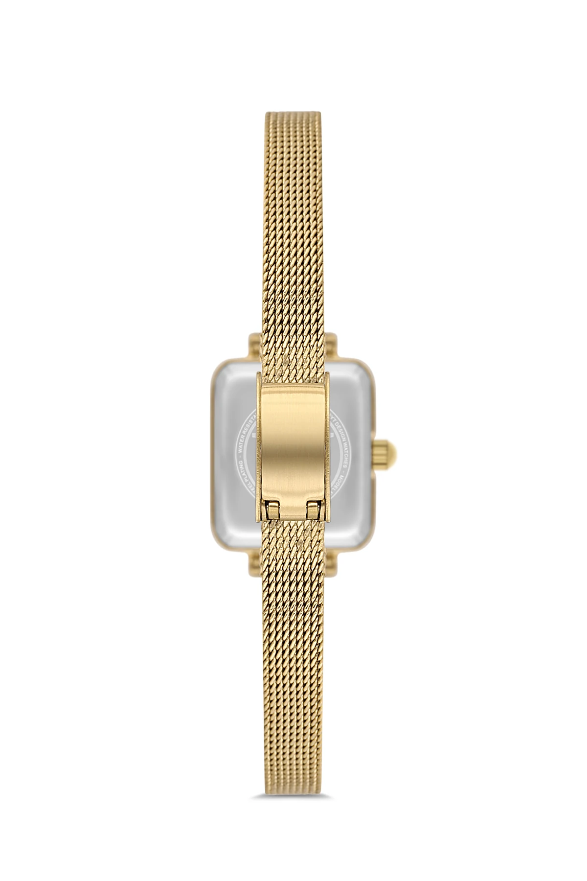 Wel 2505-2 Kadın Kol Saati –Hasır Kordon, Gold Renk, 3 ATM Suya Dayanıklı