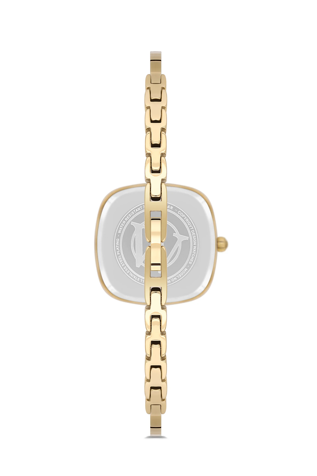 Wel 2501-7 Kadın Kol Saati –Yarım Kelepçe Model, Gold Renk, 3 ATM Suya Dayanıklı