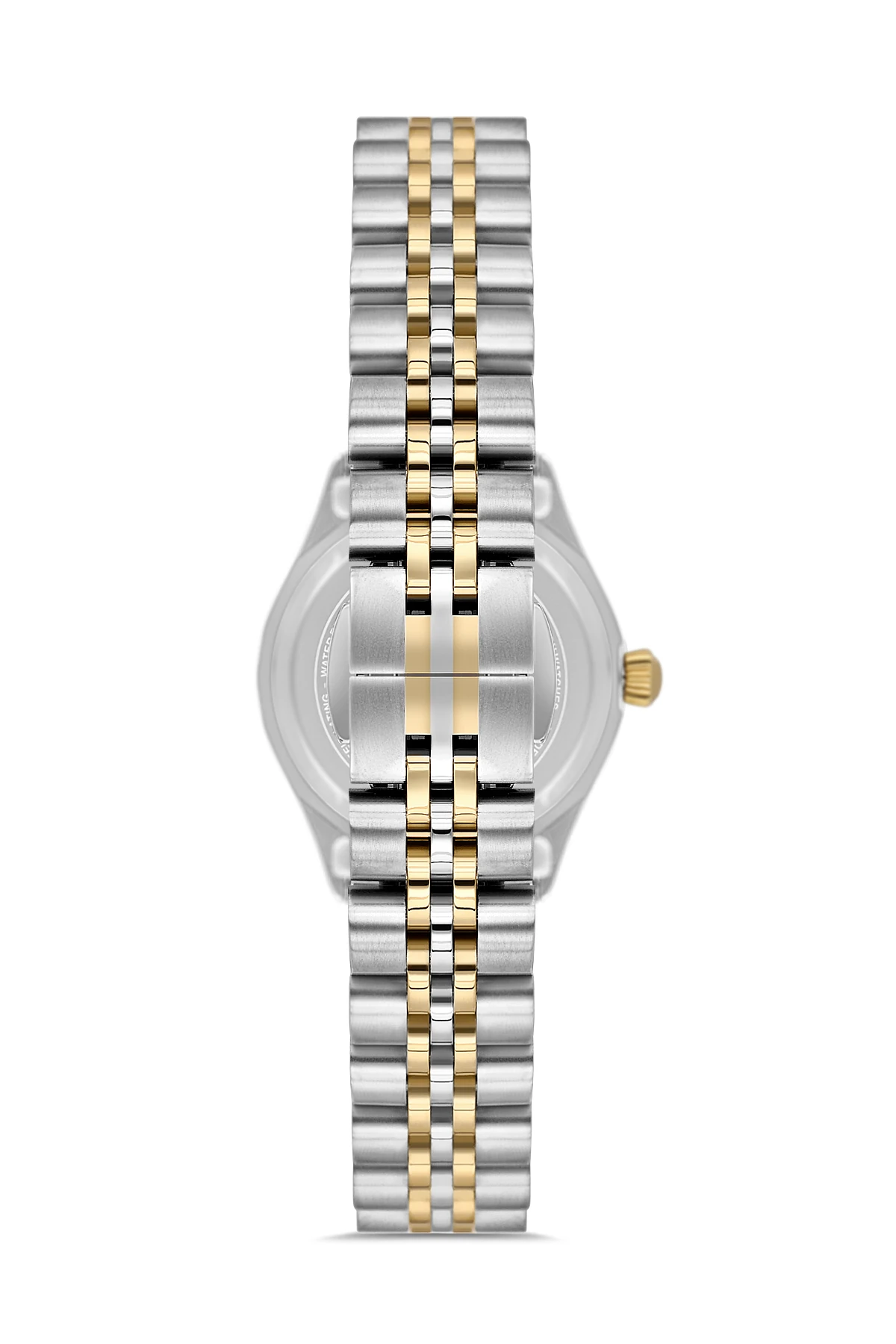 Wel 2511-2 Kadın Kol Saati – Çelik Kasa & Kordon, Takvimli, Gümüş Gold Renk,Su Geçirmez