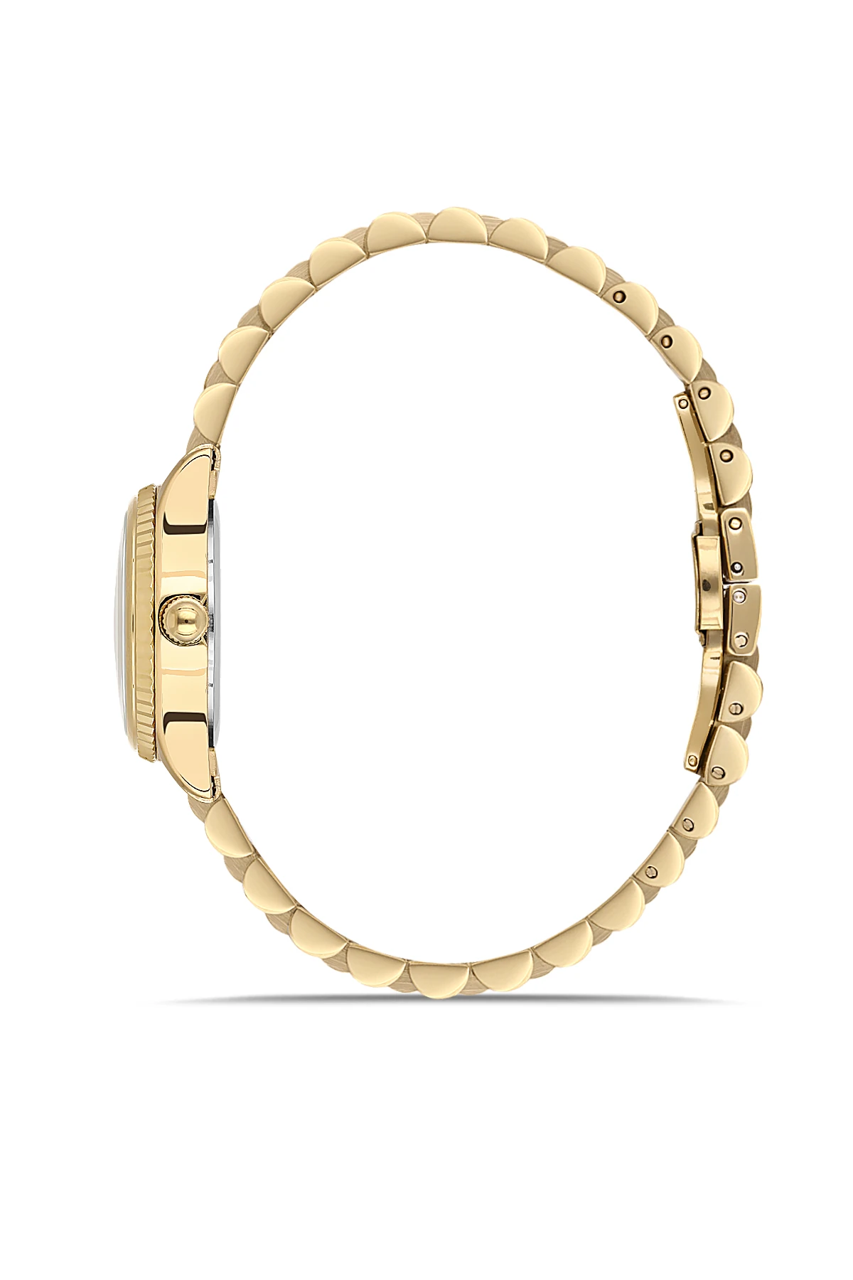 Wel 2511-4 Kadın Kol Saati – Çelik Kasa & Kordon, Takvimli, Gold Renk, 3 ATM Suya Dayanıklı