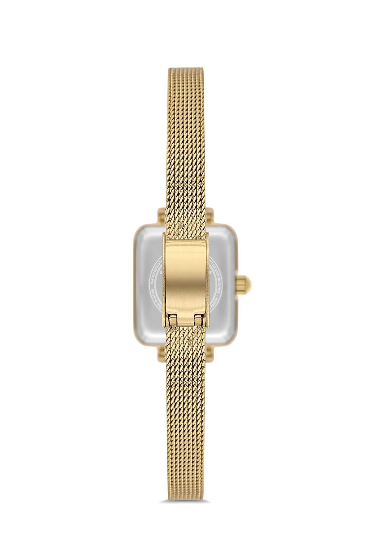 Wel 2505-4 Kadın Kol Saati –Hasır Kordon, Gold Renk, 3 ATM Suya Dayanıklı