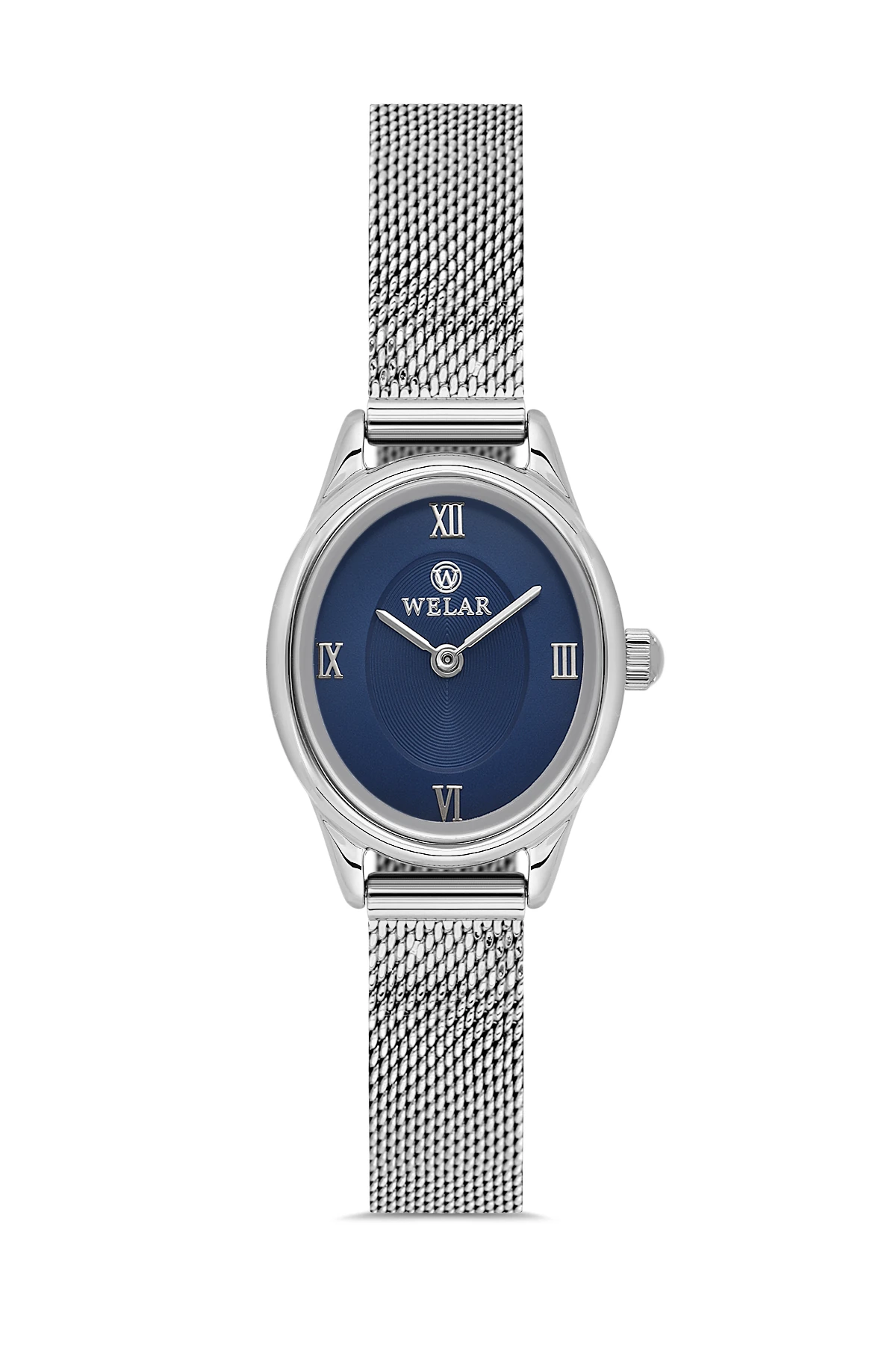 Wel 2506-2 Kadın Kol Saati –Hasır Kordon, Silver Renk, 3 ATM Suya Dayanıklı