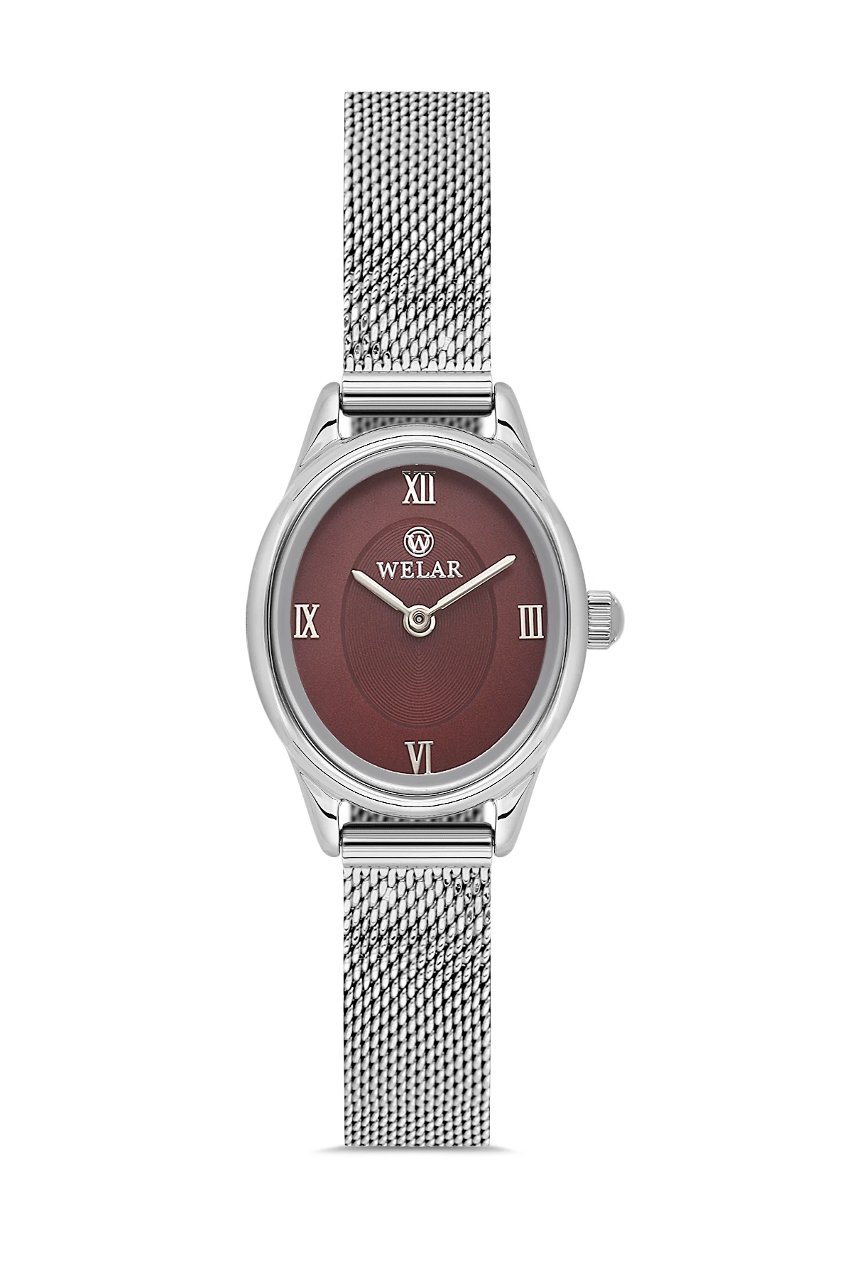 Wel 2506-4 Kadın Kol Saati –Hasır Kordon, Silver Renk, 3 ATM Suya Dayanıklı