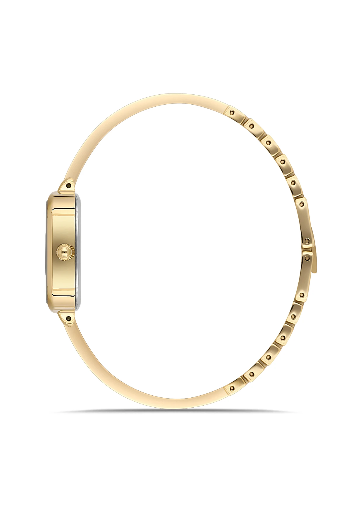 Wel 2501-2 Kadın Kol Saati –Yarım Kelepçe Model, Gold Renk, 3 ATM Suya Dayanıklı