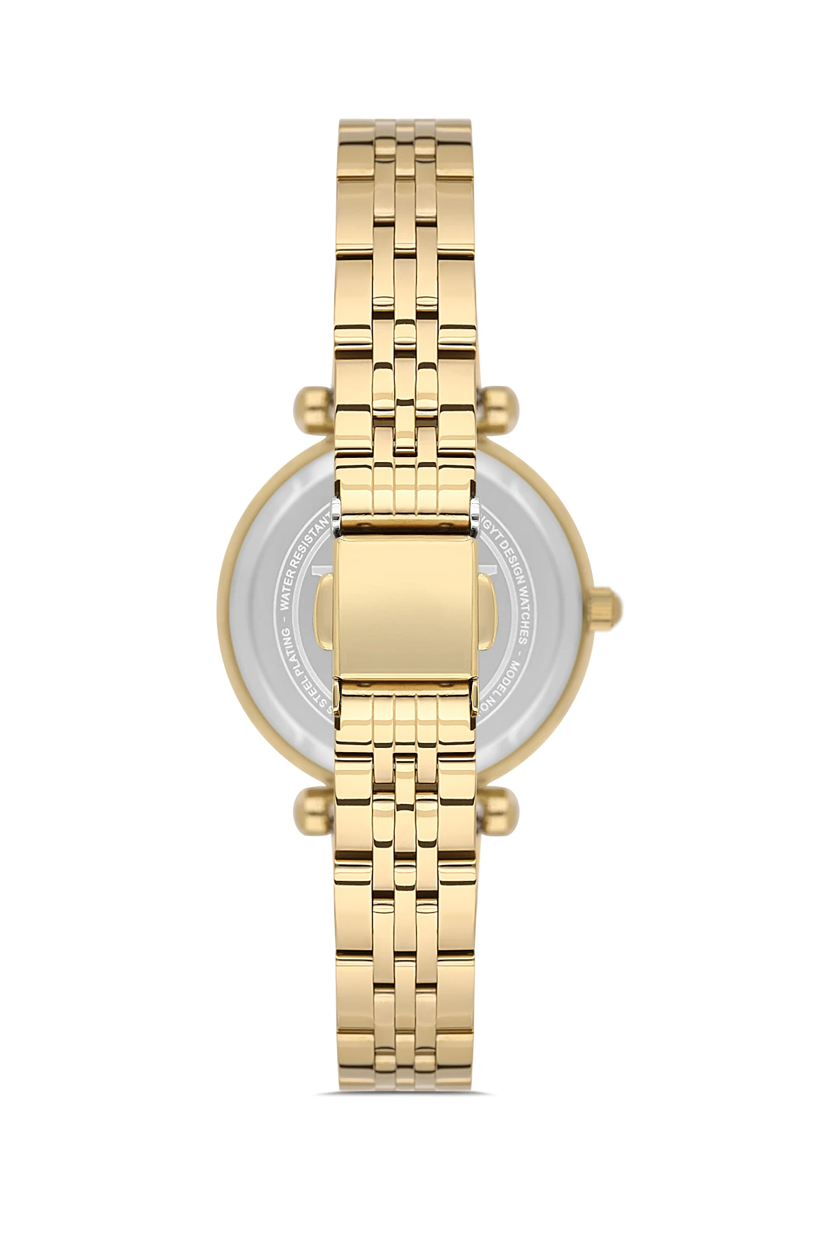 Wel 2508-4 Kadın Kol Saati –Çelik Kordon, Gold Renk, 3 ATM Suya Dayanıklı