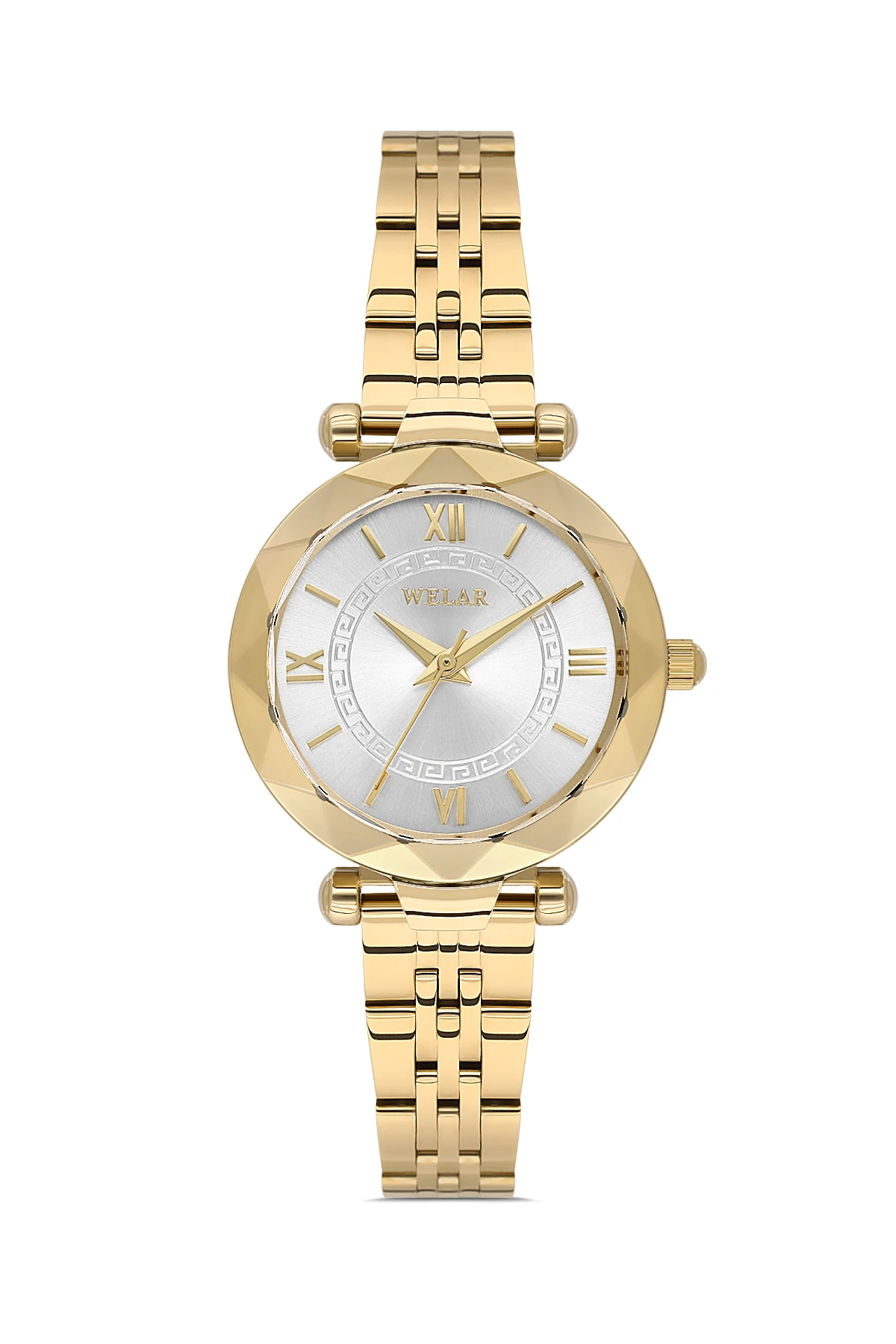 Wel 2508-3 Kadın Kol Saati –Çelik Kordon, Gold Renk, 3 ATM Suya Dayanıklı