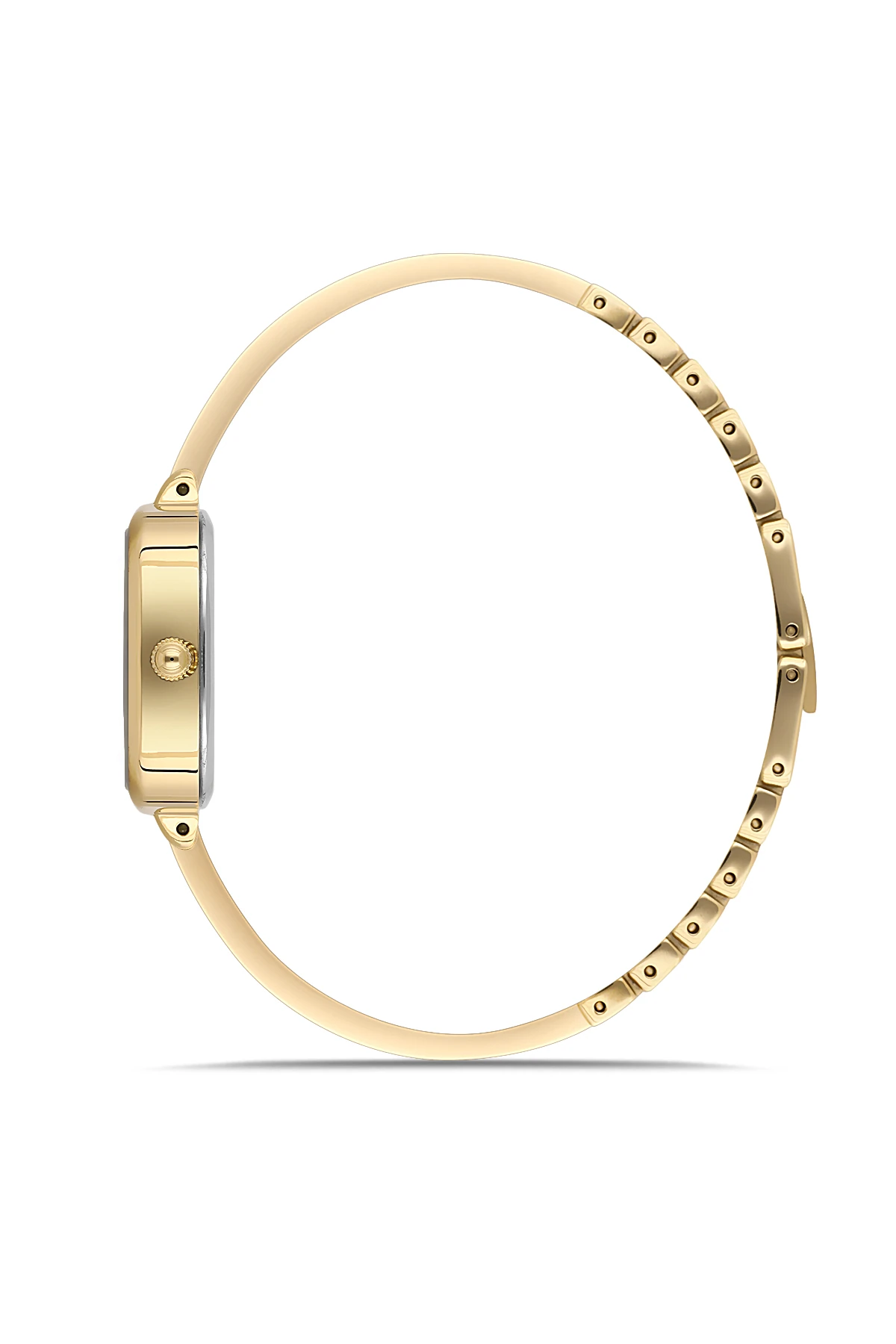 Wel 2501-5 Kadın Kol Saati –Yarım Kelepçe Model, Gold Renk, 3 ATM Suya Dayanıklı