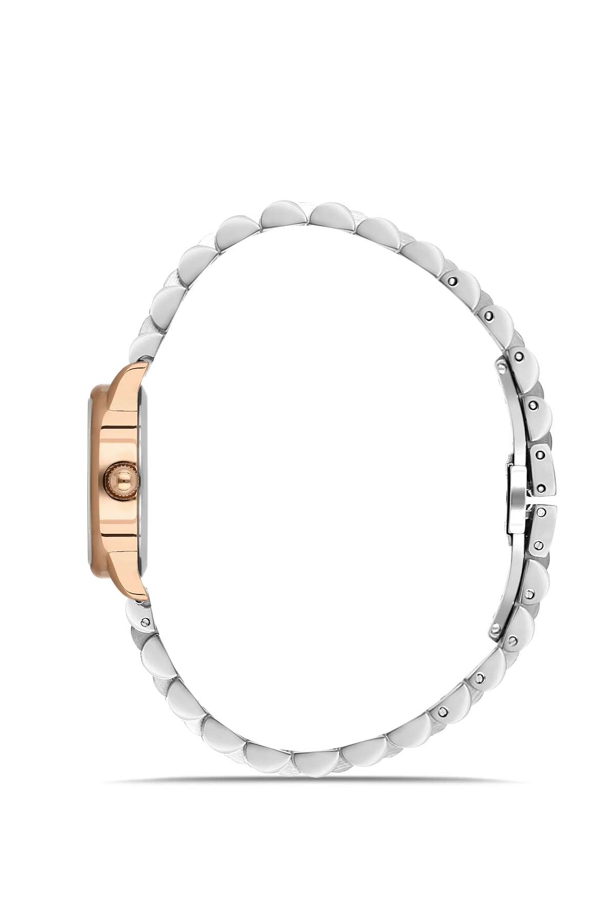 Wel 2507-5 Kadın Kol Saati –Çelik Kordon, Rose Silver Renk, 3 ATM Suya Dayanıklı