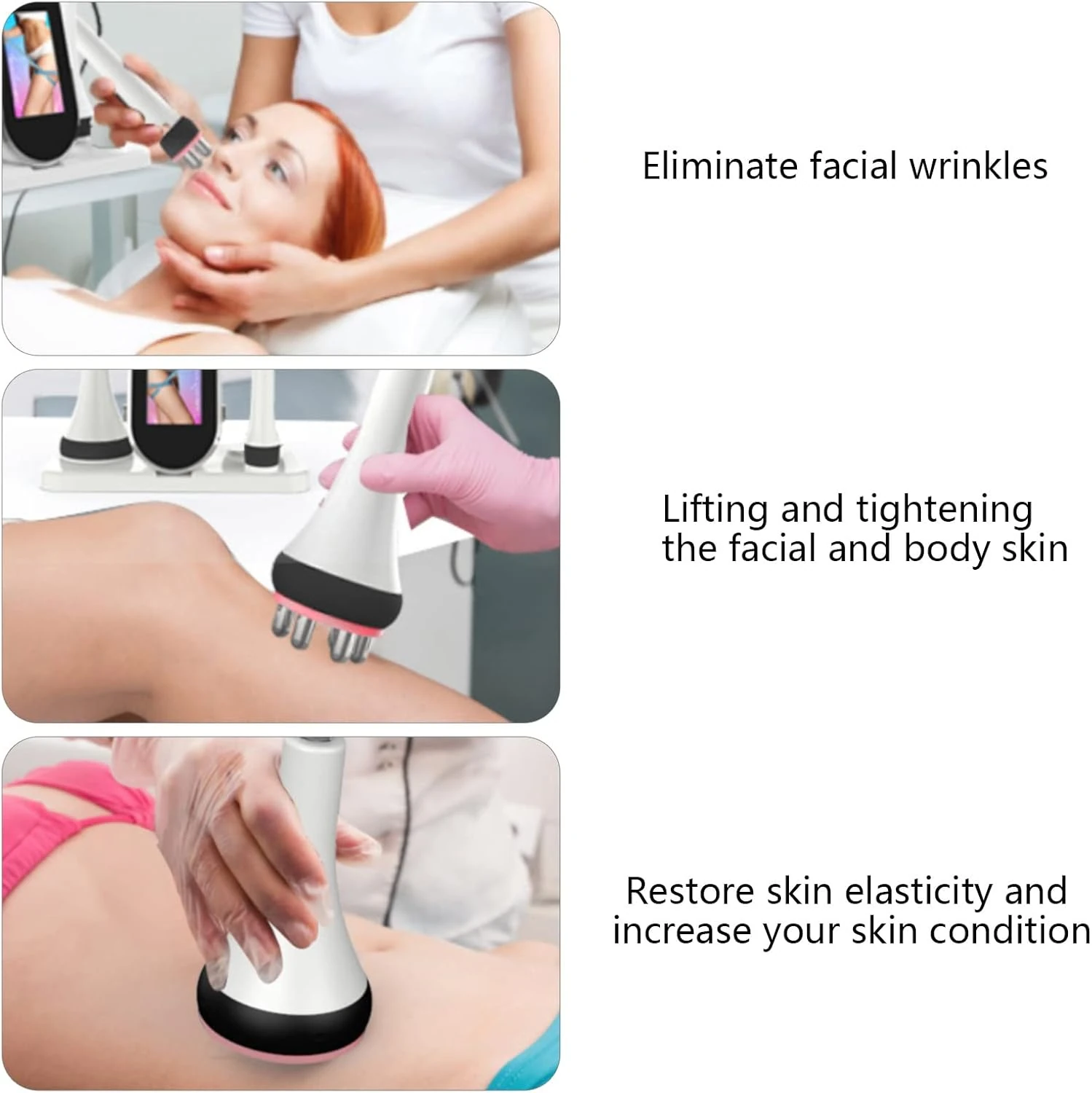 Kavitasyon Cihazı Vücut Sıkılaştırma Germe Gıdı Selülit Çatlak Giderme Göbek Eritme