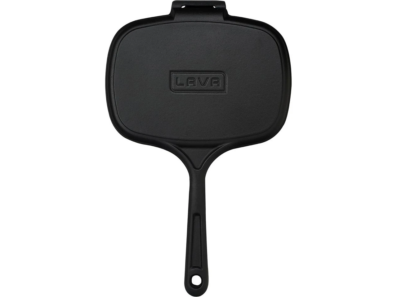Lava Döküm Dikdörtgen Izgara Tost Makinası Döküm Demir Yekpare Saplı Ölçü 18x26cm