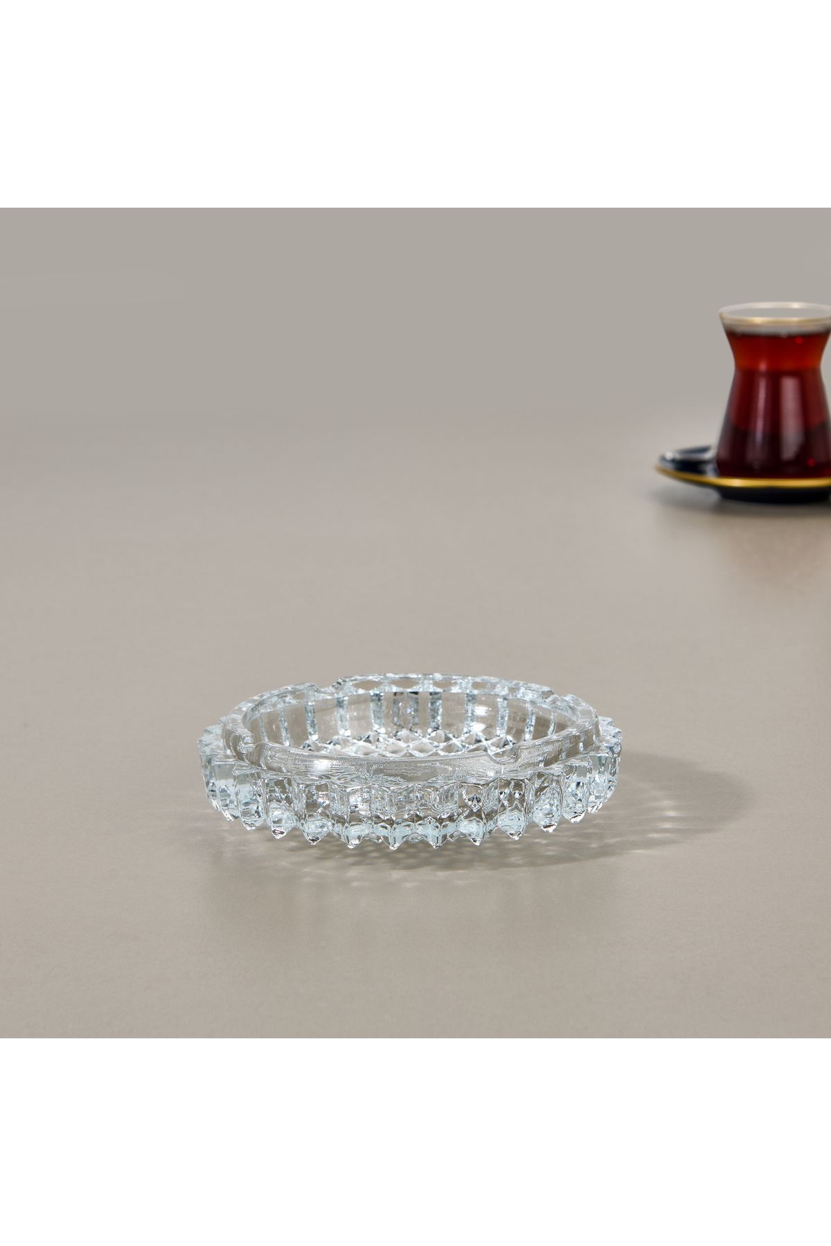 Nealdin Cam Küllük - Şeffaf - 12x2,5 Cm