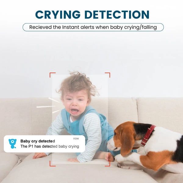 Litokam P1 5MP HD İç Mekan Güvenlik Kamerası – Pan/Tilt, Gece Görüşlü, WiFi