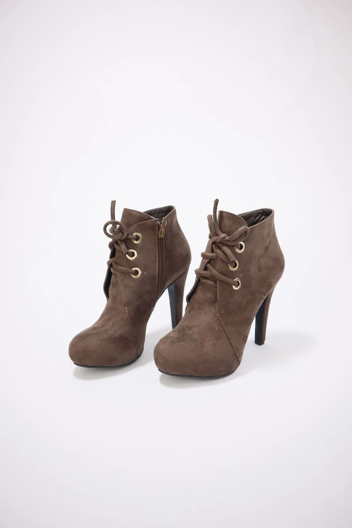 Kadın Nubuk Uzun Topuklu Ayakkabı