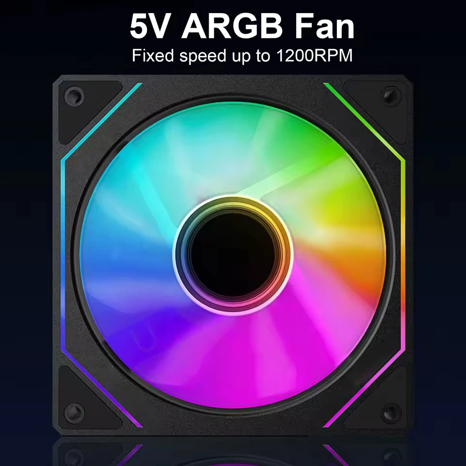 Prism 4 Pro 120 mm ARGB PWM PC Kasa Fanı – Infinity Mirror & Sessiz Soğutma