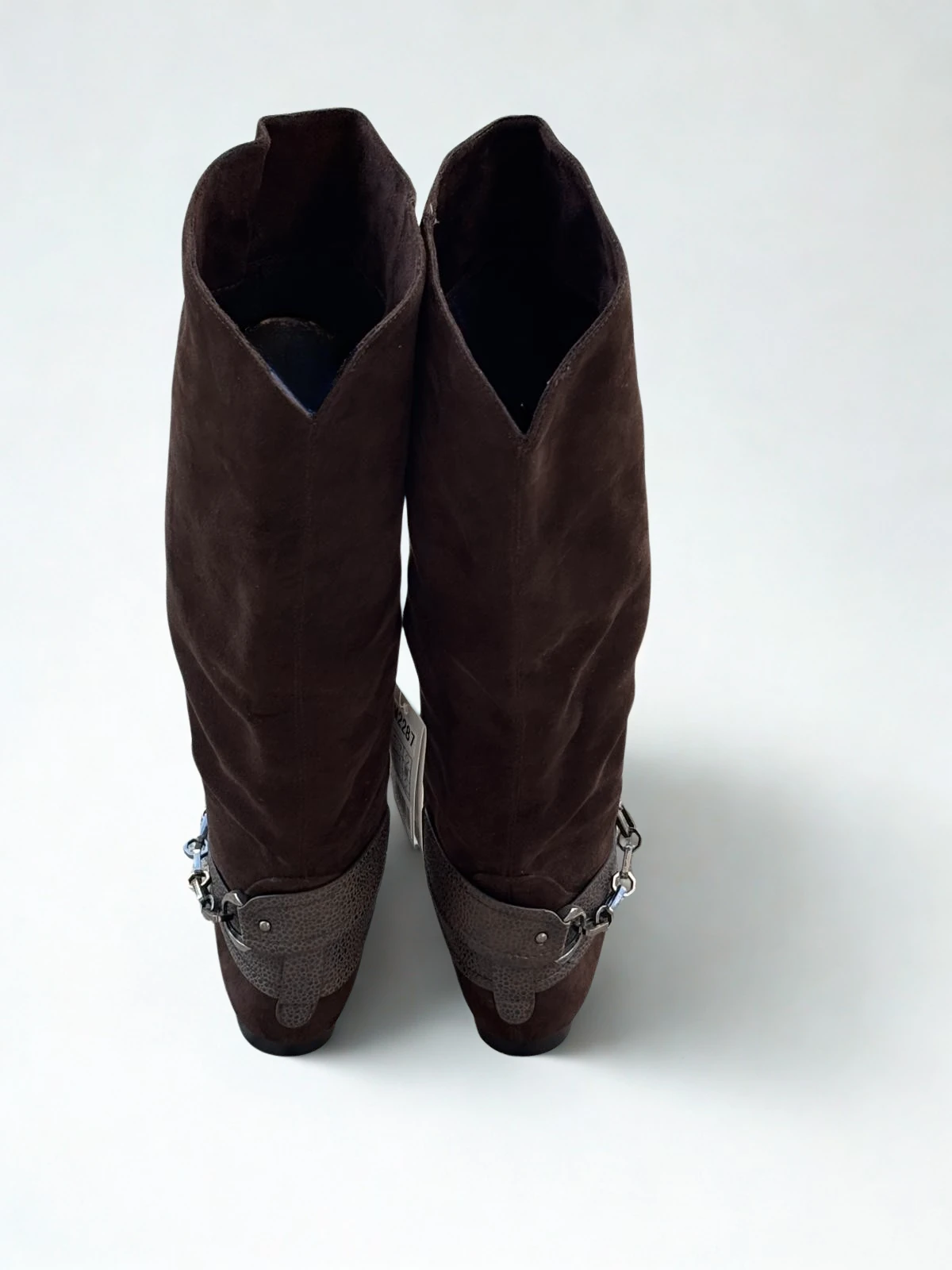 Kadın Nubuk Toka Detaylı Çizme