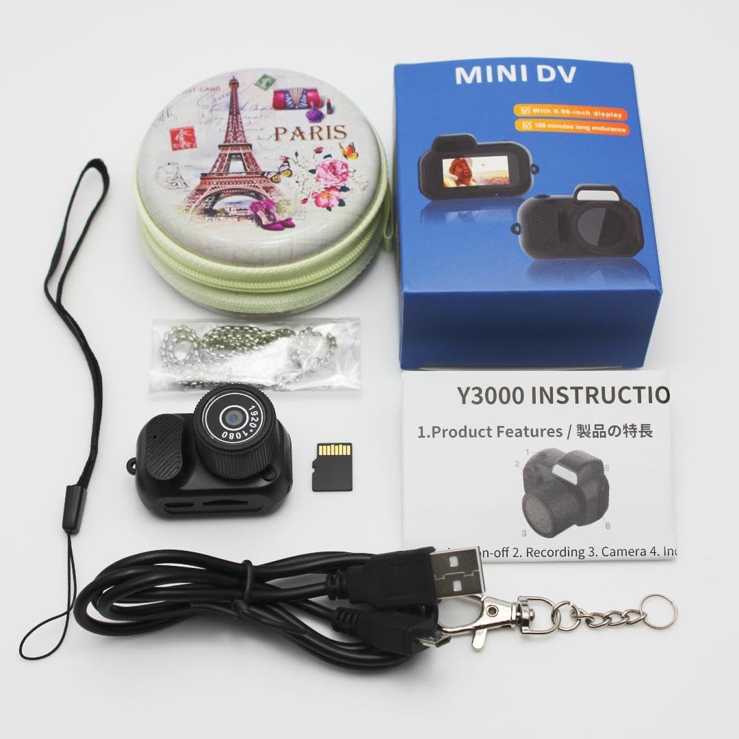 Omana Mini Dijital Kamera 1080P Taşınabilir (Anahtarlık Tipi)