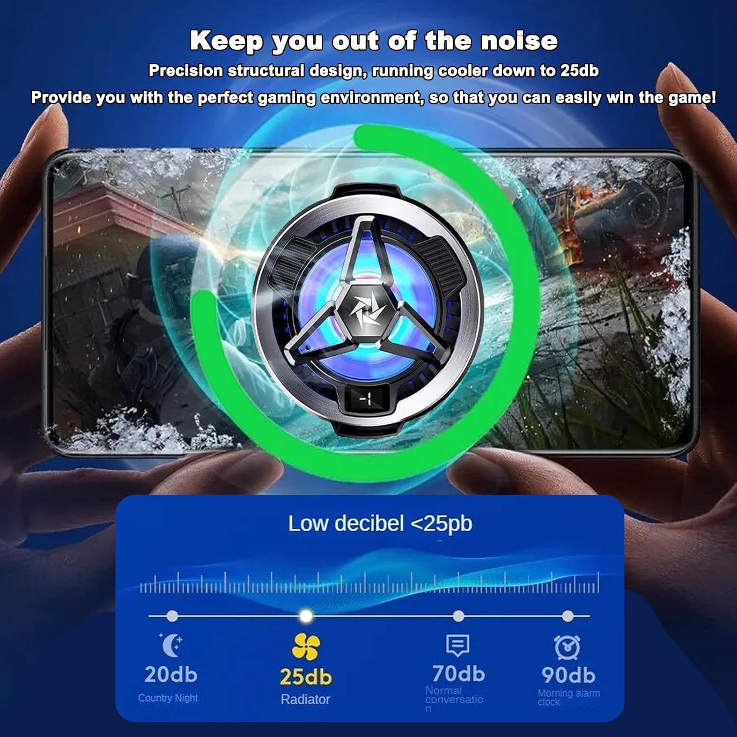 Ne Aldın Magnetic Semiconductor Telefon Cooler – Oyuncu & Mobil Soğutucu