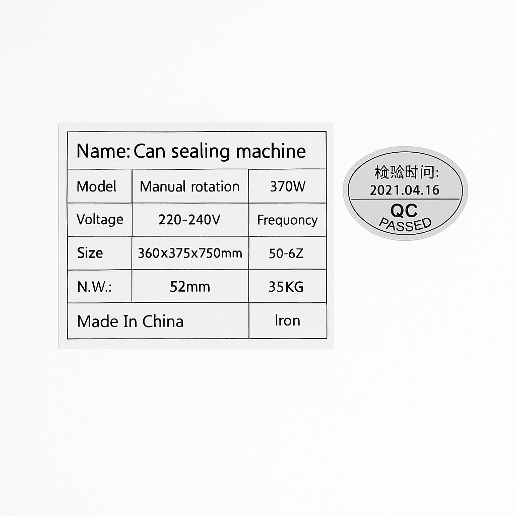 Konserve Kapatma Makinesi (Can Sealing Machine) 