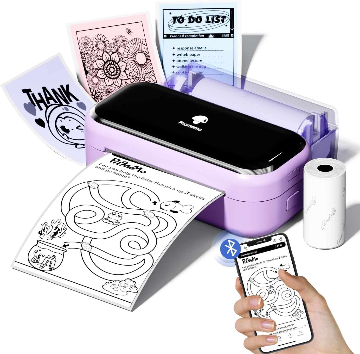 Phomemo M03 Mini Fotoğraf & Etiket Yazıcısı (53mm / 80mm)